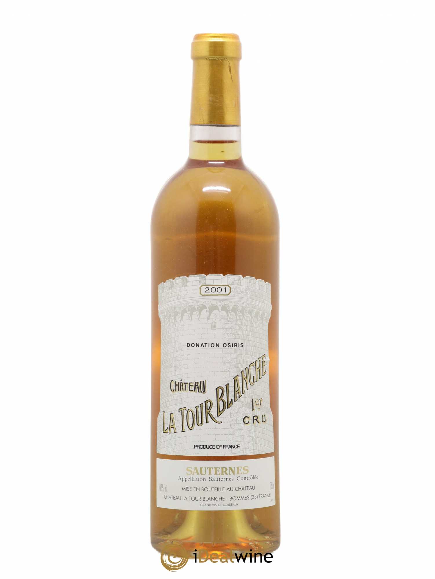 Château la Tour Blanche 1er Grand Cru Classé 2001 - Lotto di 1 bottiglia - 0
