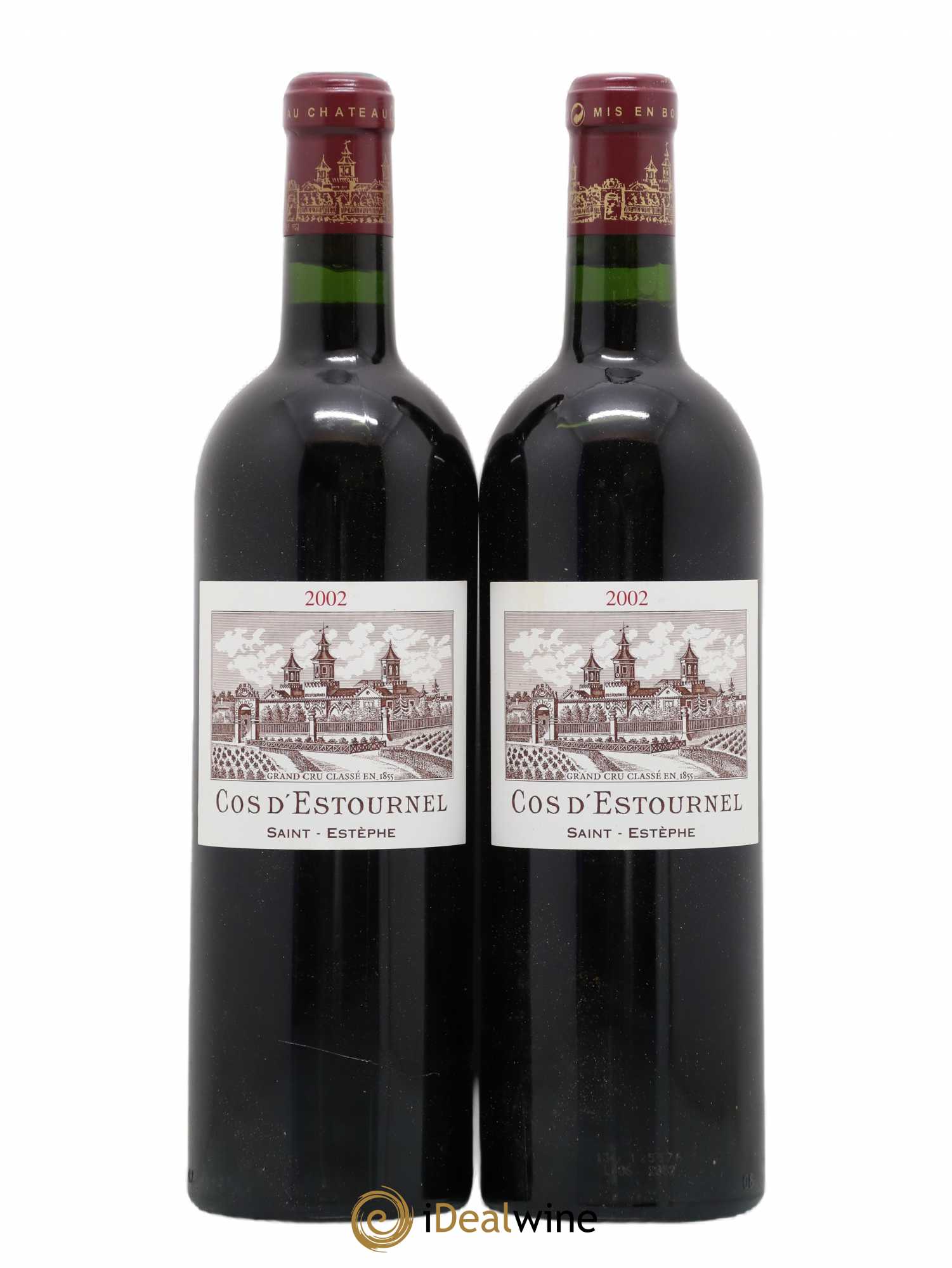 Cos d'Estournel 2ème Grand Cru Classé 2002 - Lot de 2 bouteilles - 0