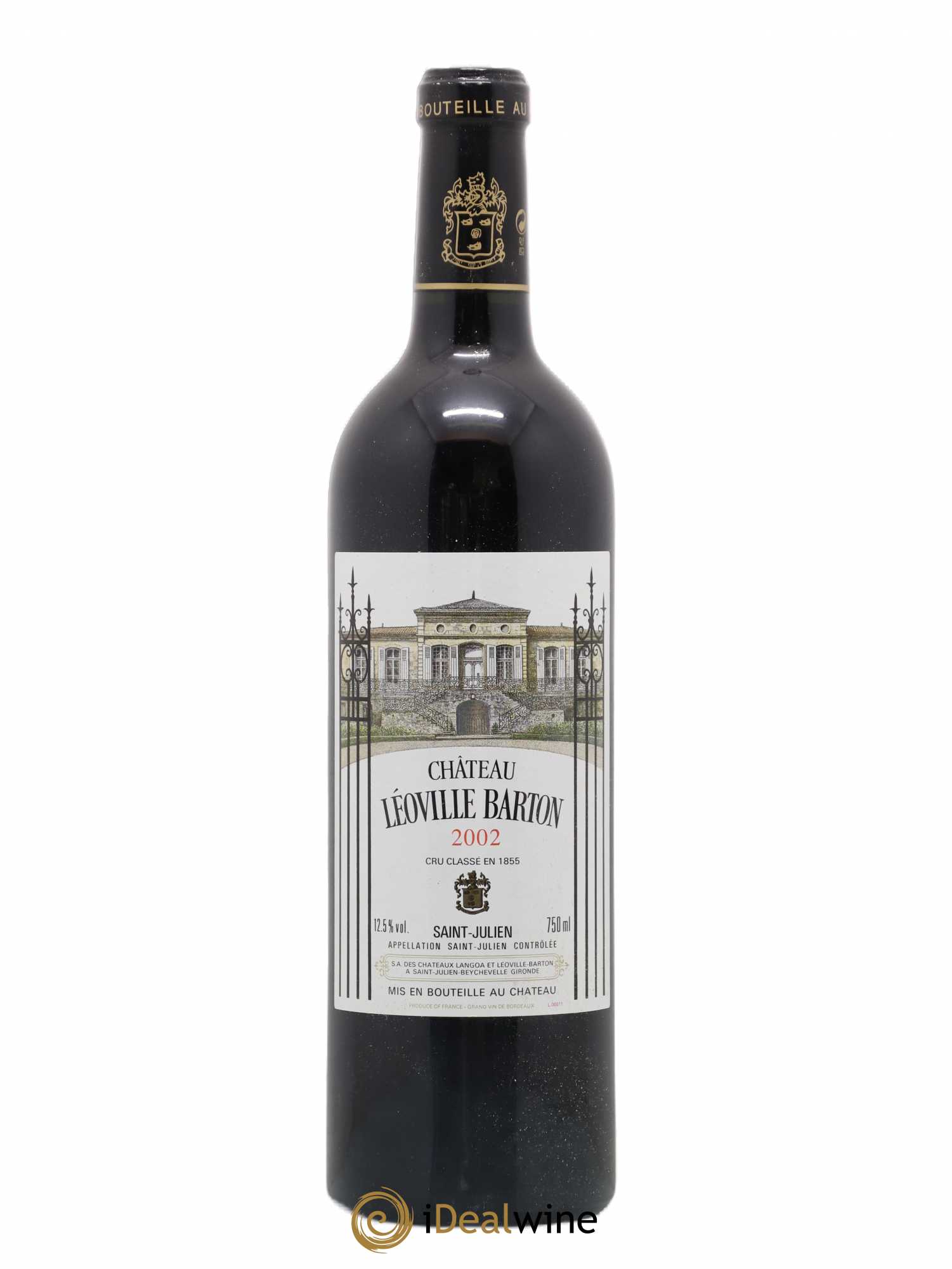 Château Léoville Barton 2ème Grand Cru Classé 2002 - Lot de 1 bouteille - 0