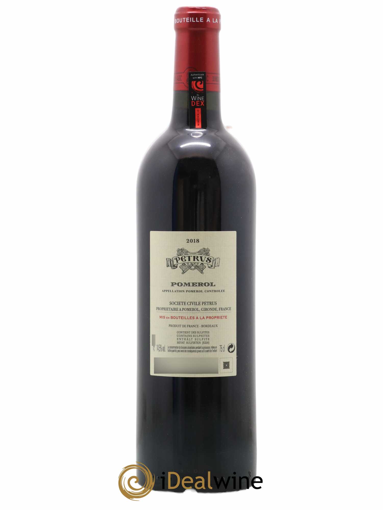 Petrus 2018 - Lot de 1 bouteille - 1