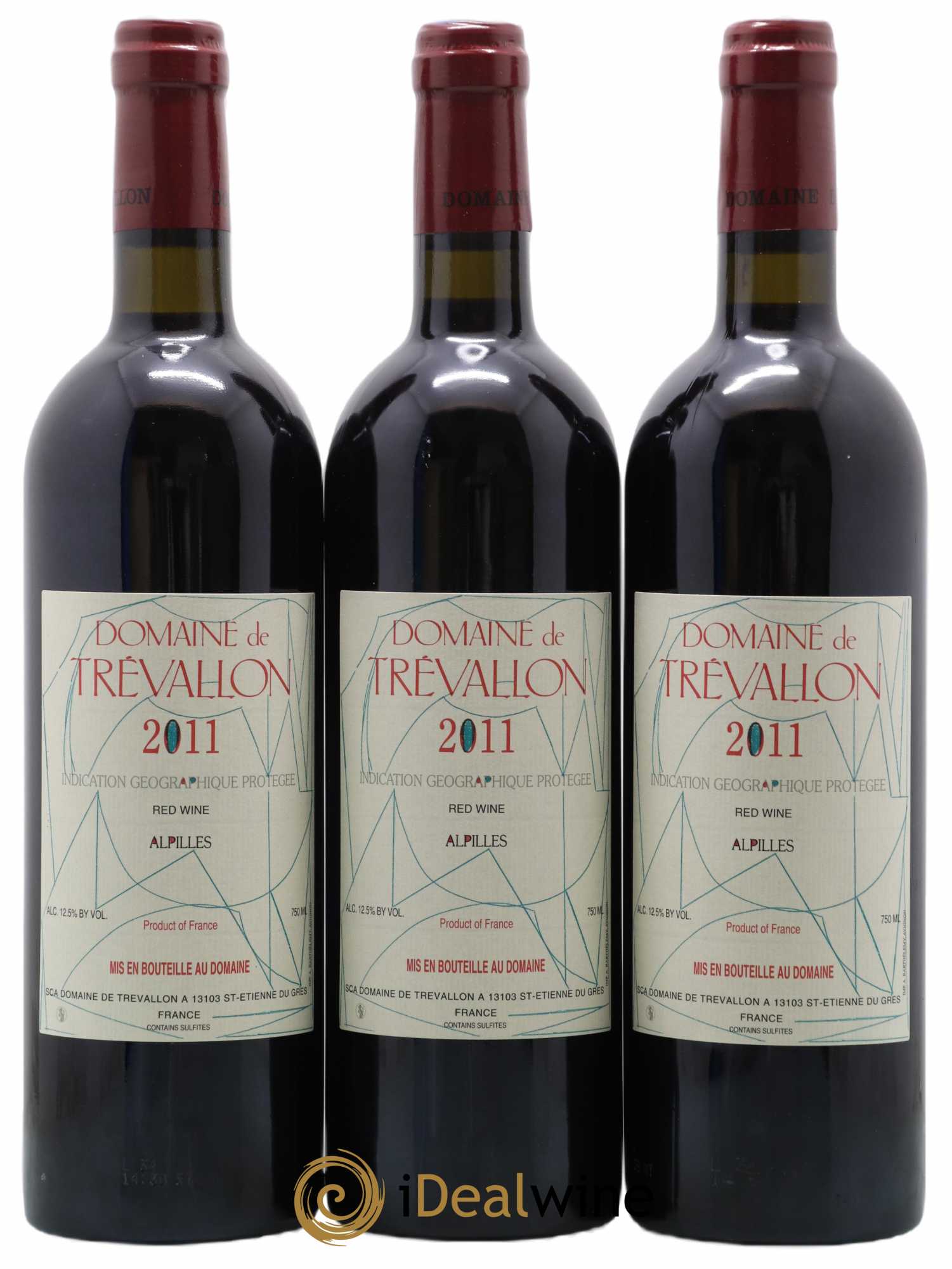 Alpilles Trévallon (Domaine de) Eloi Dürrbach 2011 - Lot de 3 bouteilles - 0