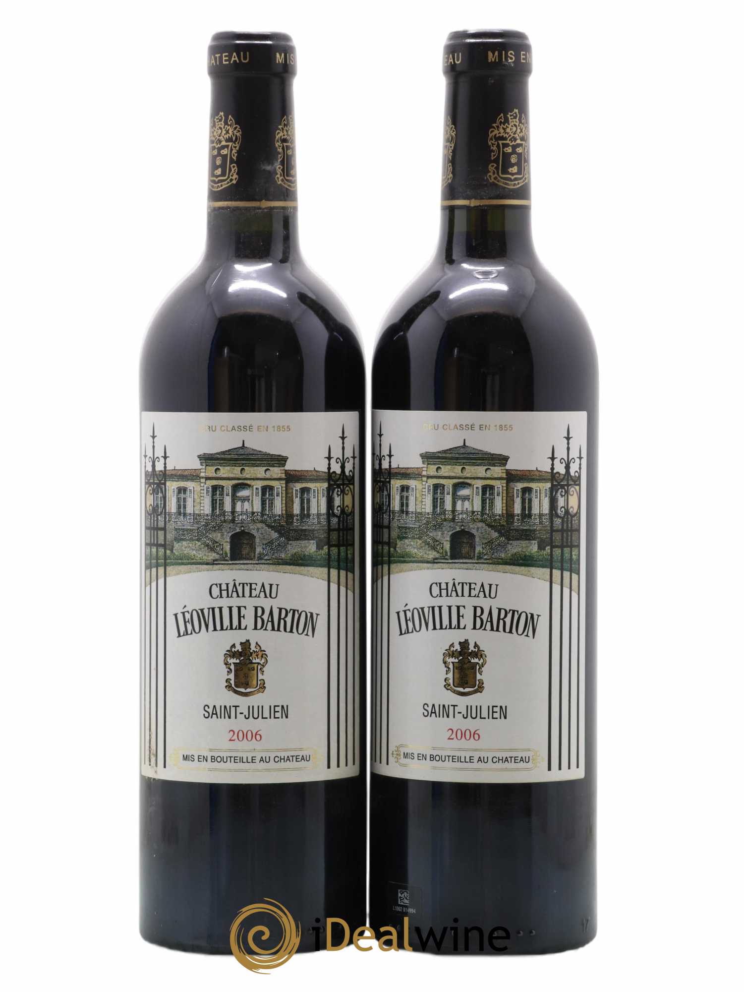 Château Léoville Barton 2ème Grand Cru Classé 2006 - Lot de 2 bouteilles - 0