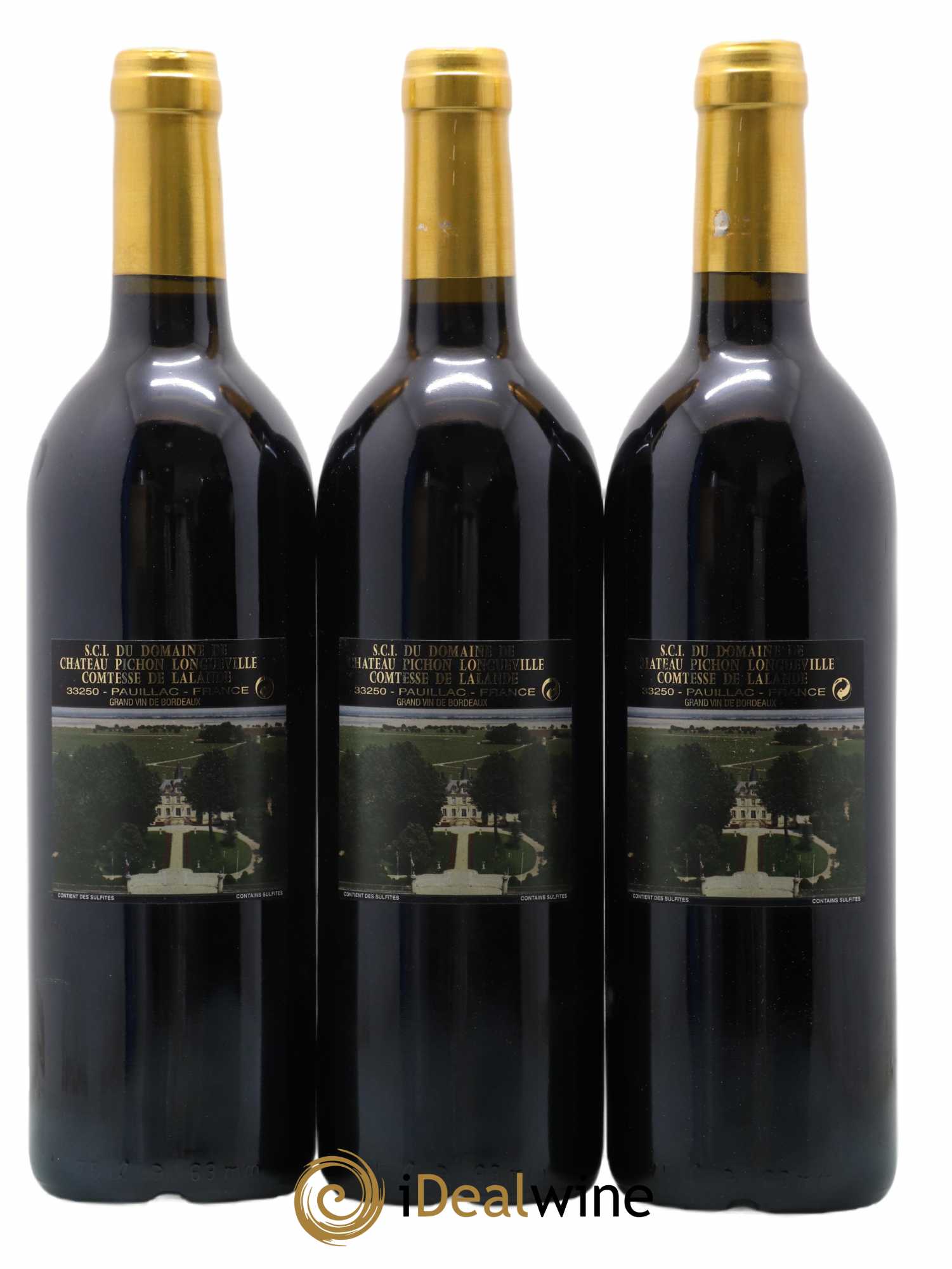 Château Pichon Longueville Comtesse de Lalande 2ème Grand Cru Classé 2003 - Lot de 3 bouteilles - 1