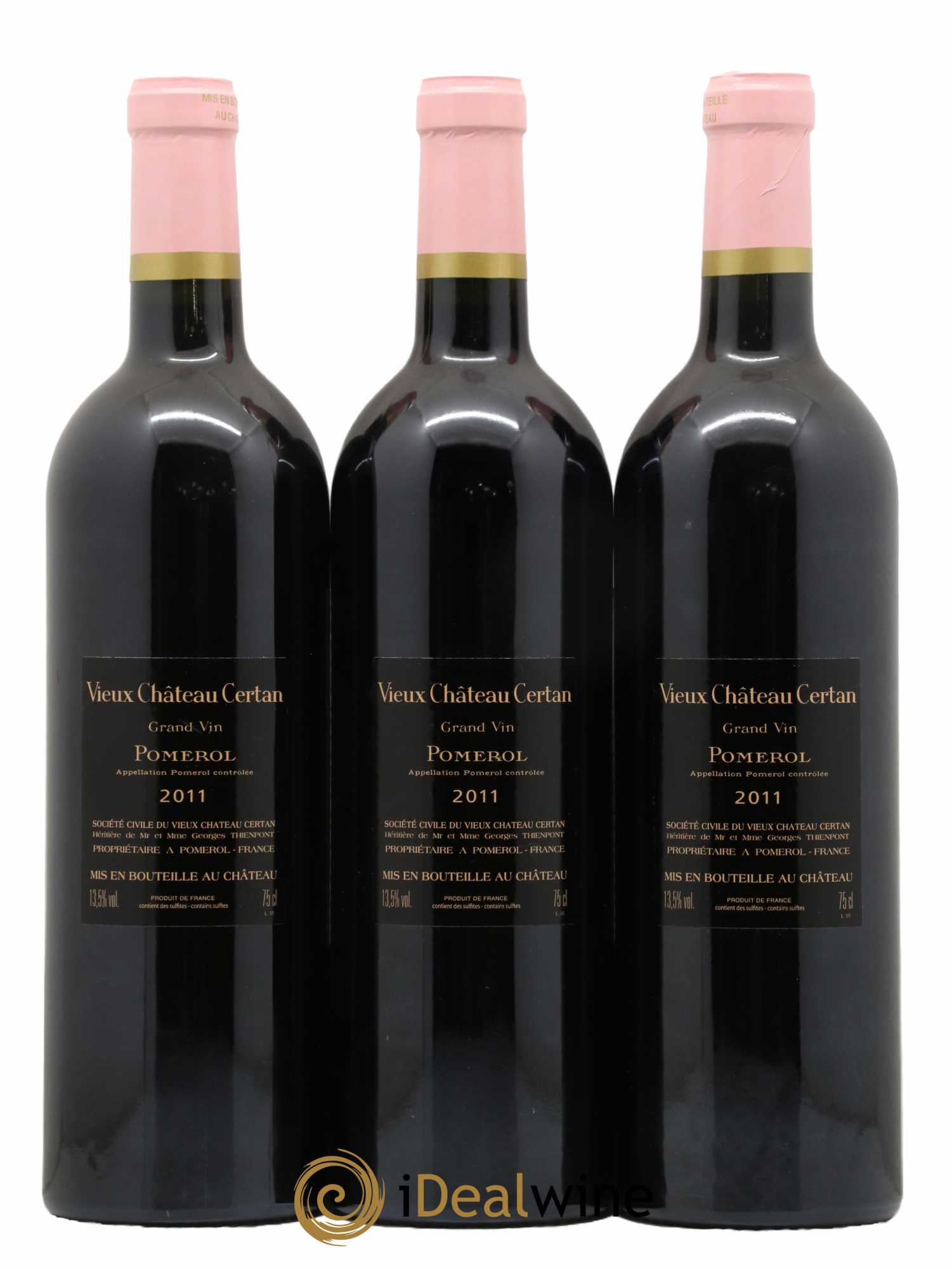 Vieux Château Certan 2011 - Lot de 3 bouteilles - 1