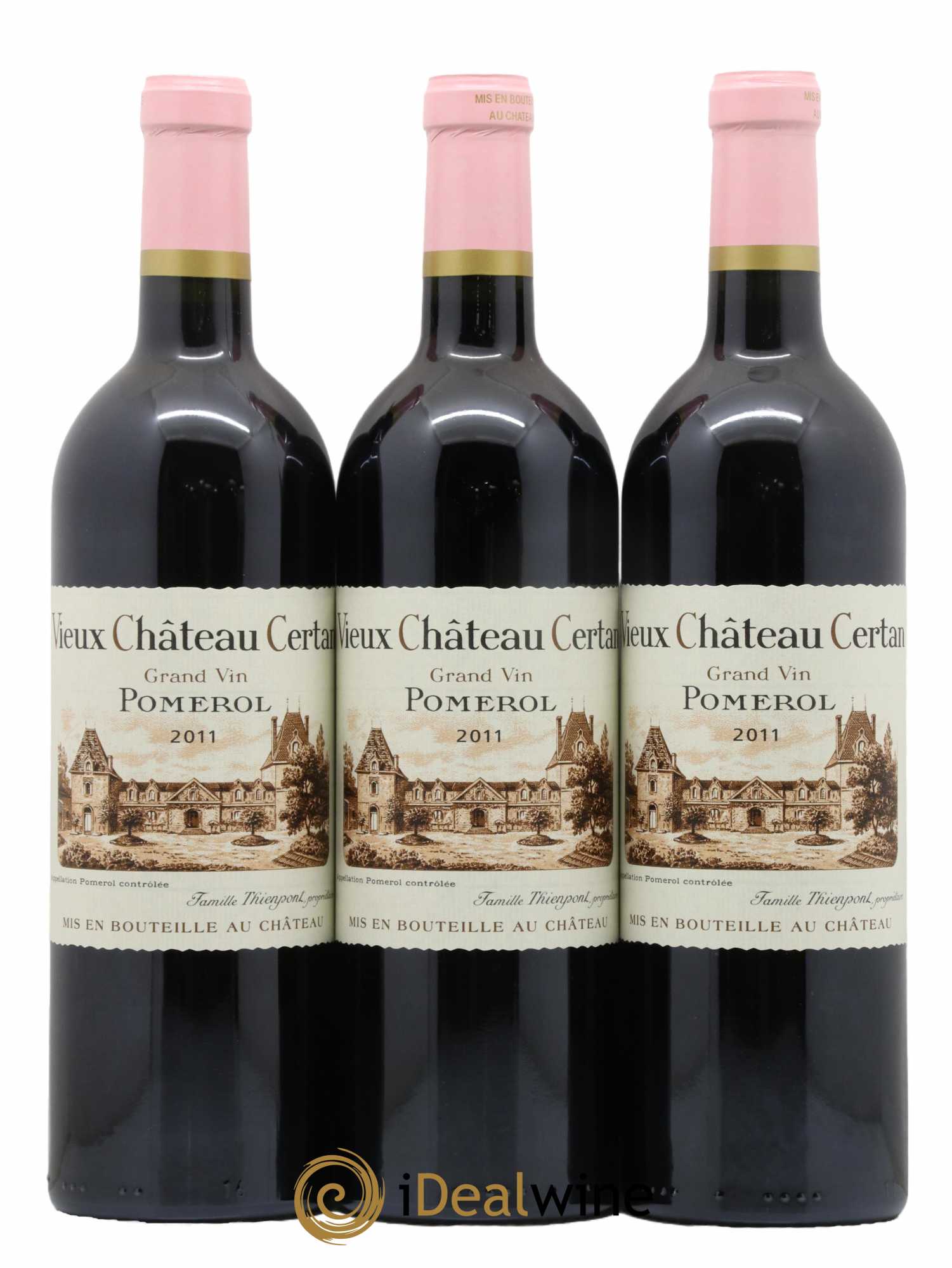 Vieux Château Certan 2011 - Lot de 3 bouteilles - 0