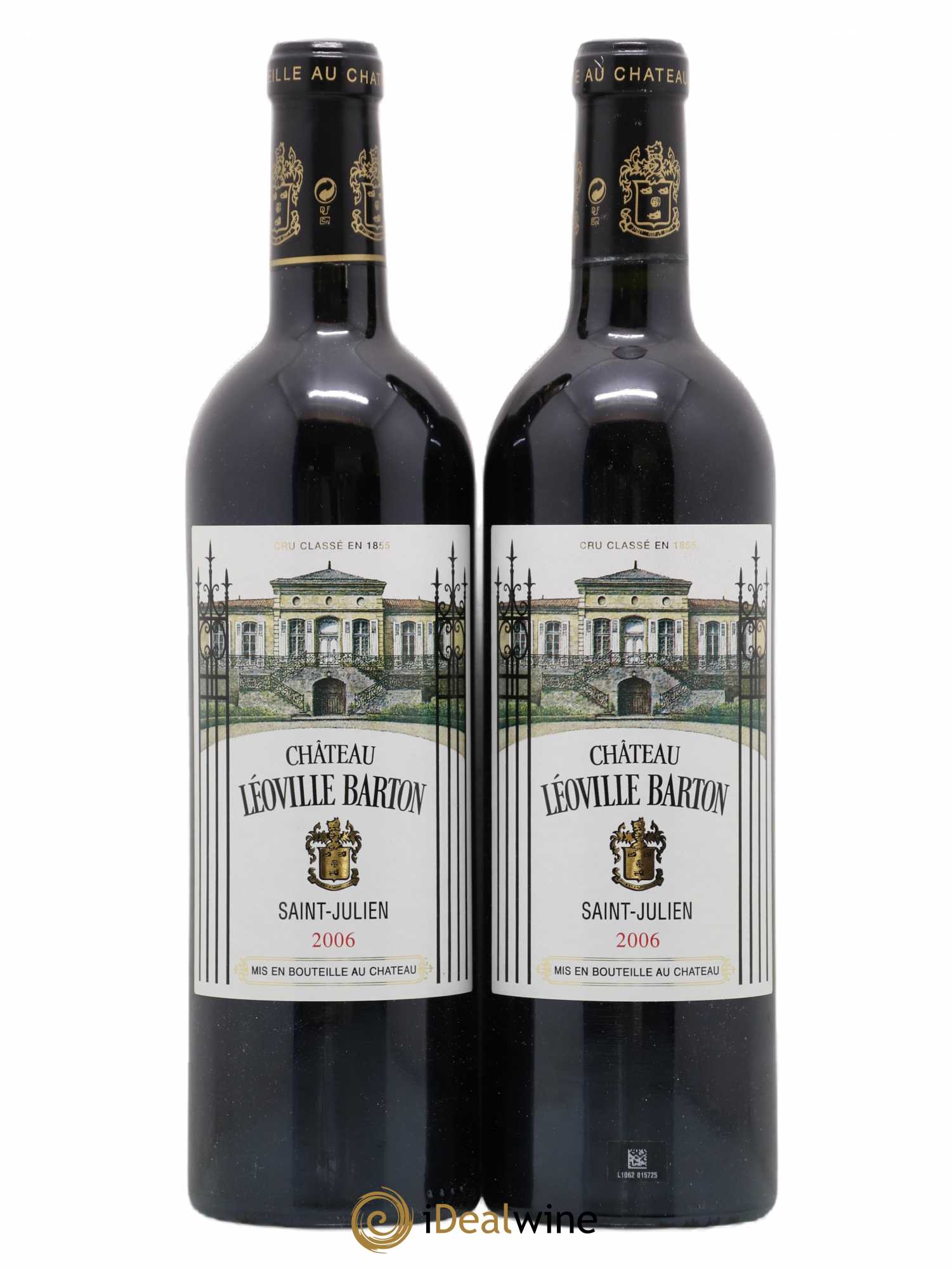 Château Léoville Barton 2ème Grand Cru Classé 2006 - Lot de 2 bouteilles - 0