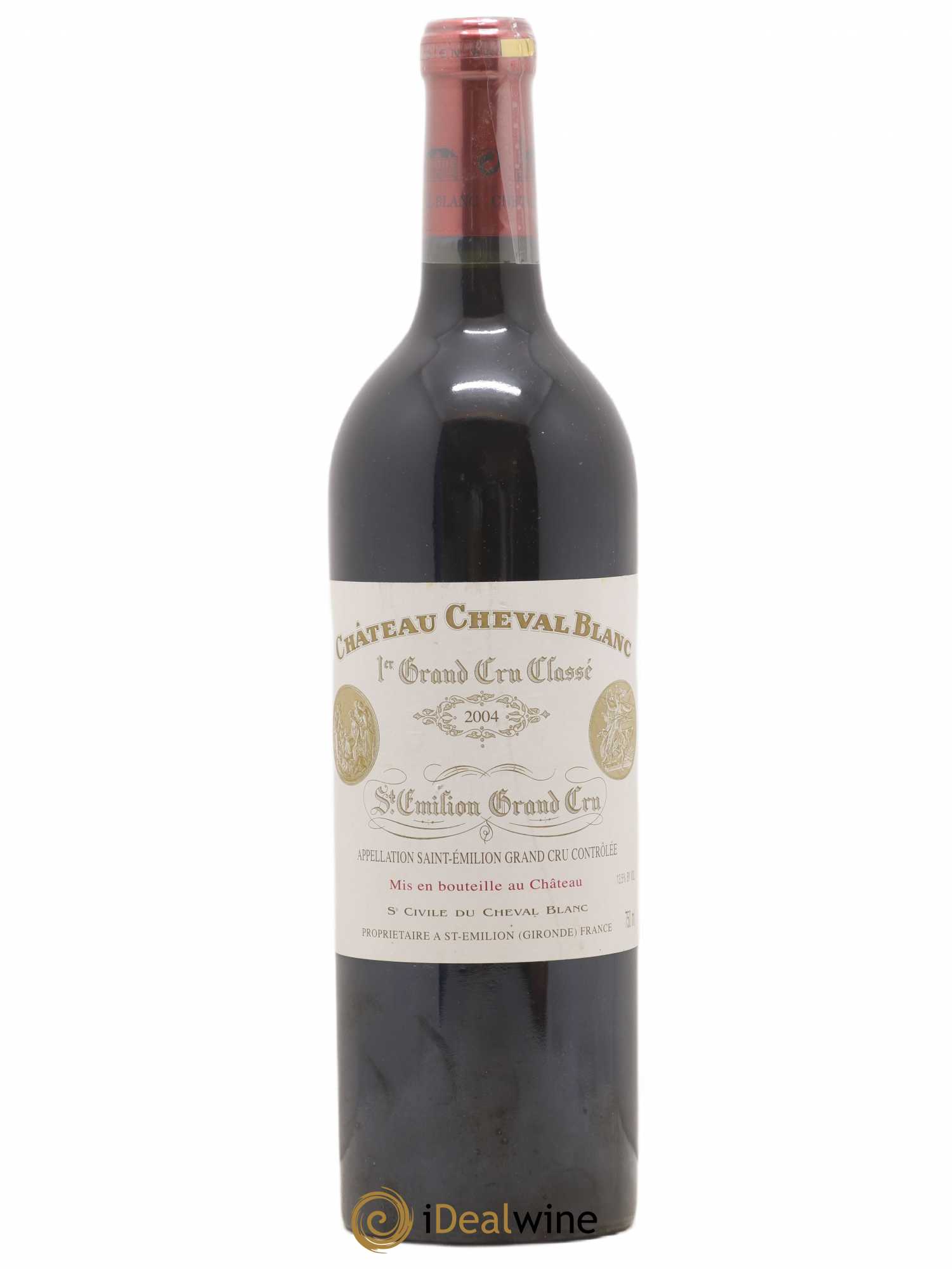 Château Cheval Blanc 1er Grand Cru Classé A 2004 - Lot de 1 bouteille - 0