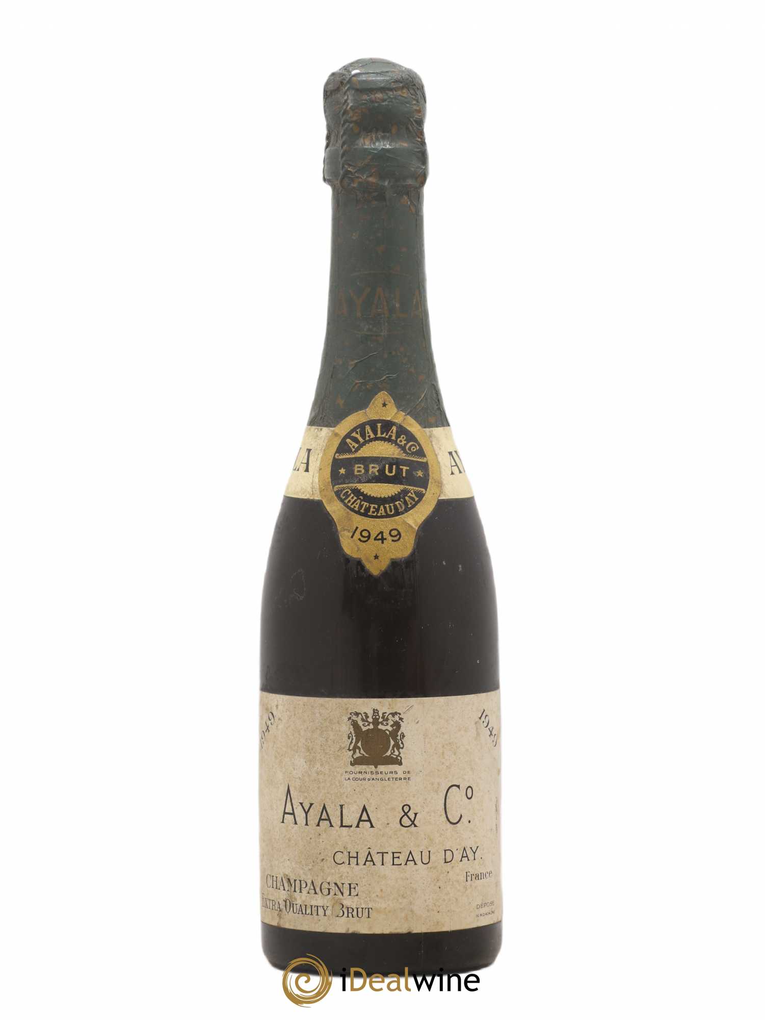 Champagne Extra Quality Brut Ayala 1949 - Posten von 1 Demi-Flasche - 0