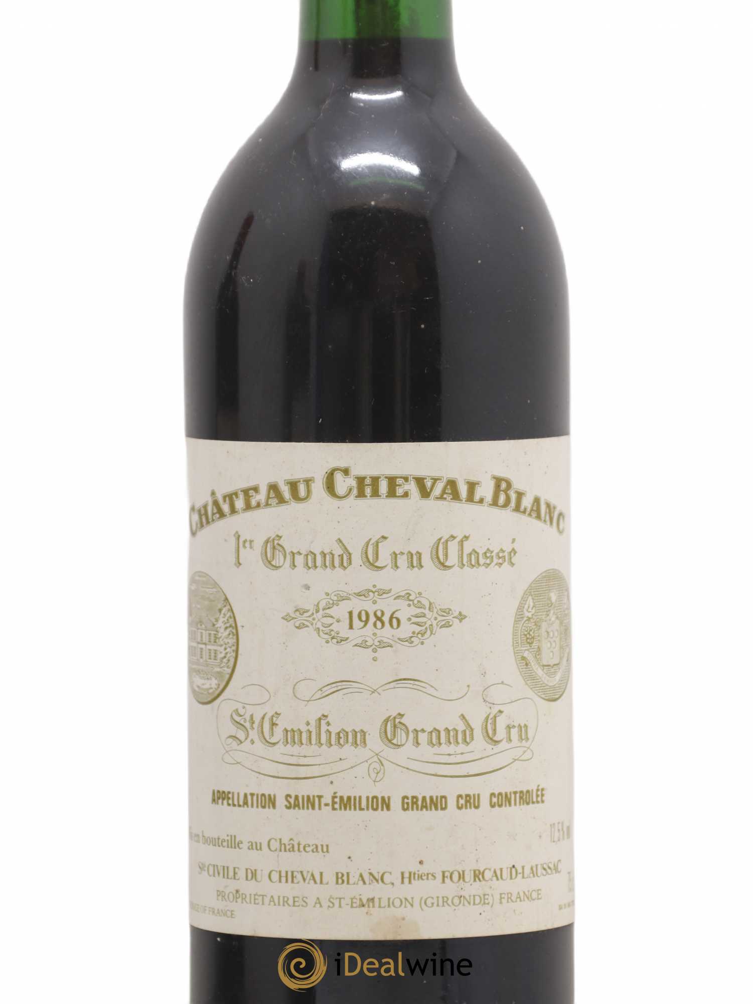 Château Cheval Blanc 1er Grand Cru Classé A 1986 - Lot de 3 bouteilles - 1
