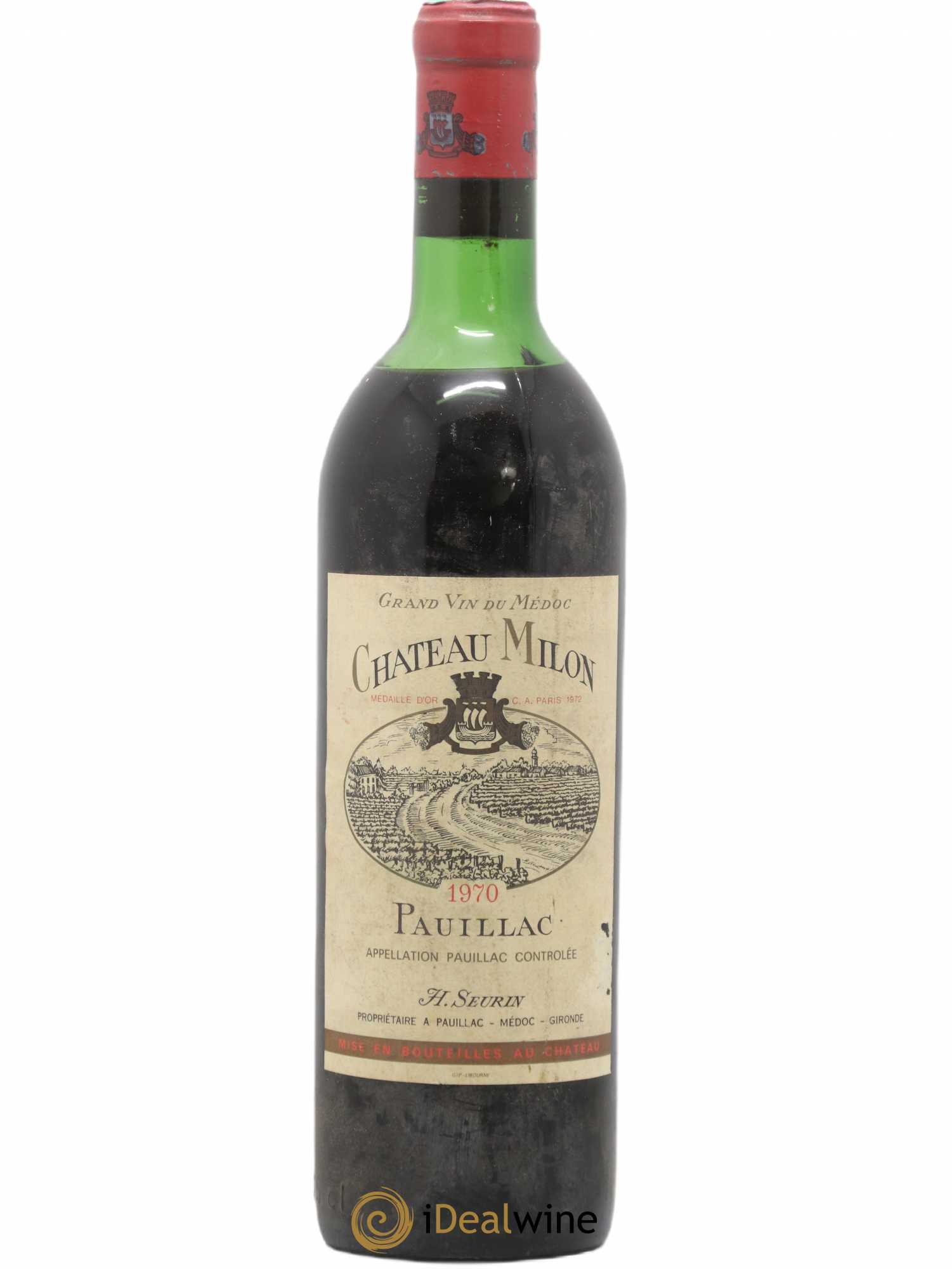 Pauillac Château Milon 1970 - Lot de 1 bouteille - 0