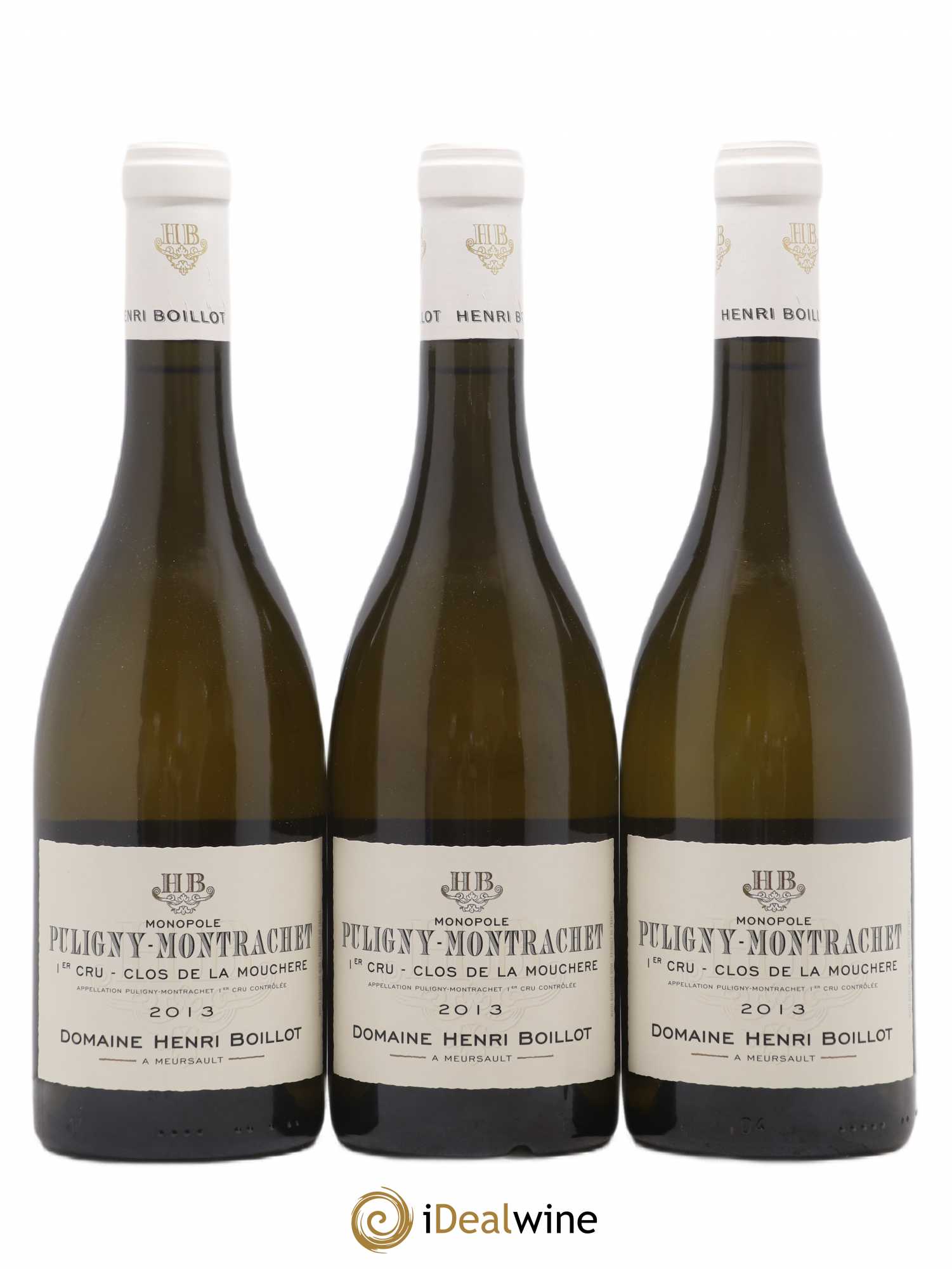 Puligny-Montrachet 1er Cru Clos de la Mouchère Henri Boillot (Domaine) 2013 - Lot de 3 bouteilles - 0