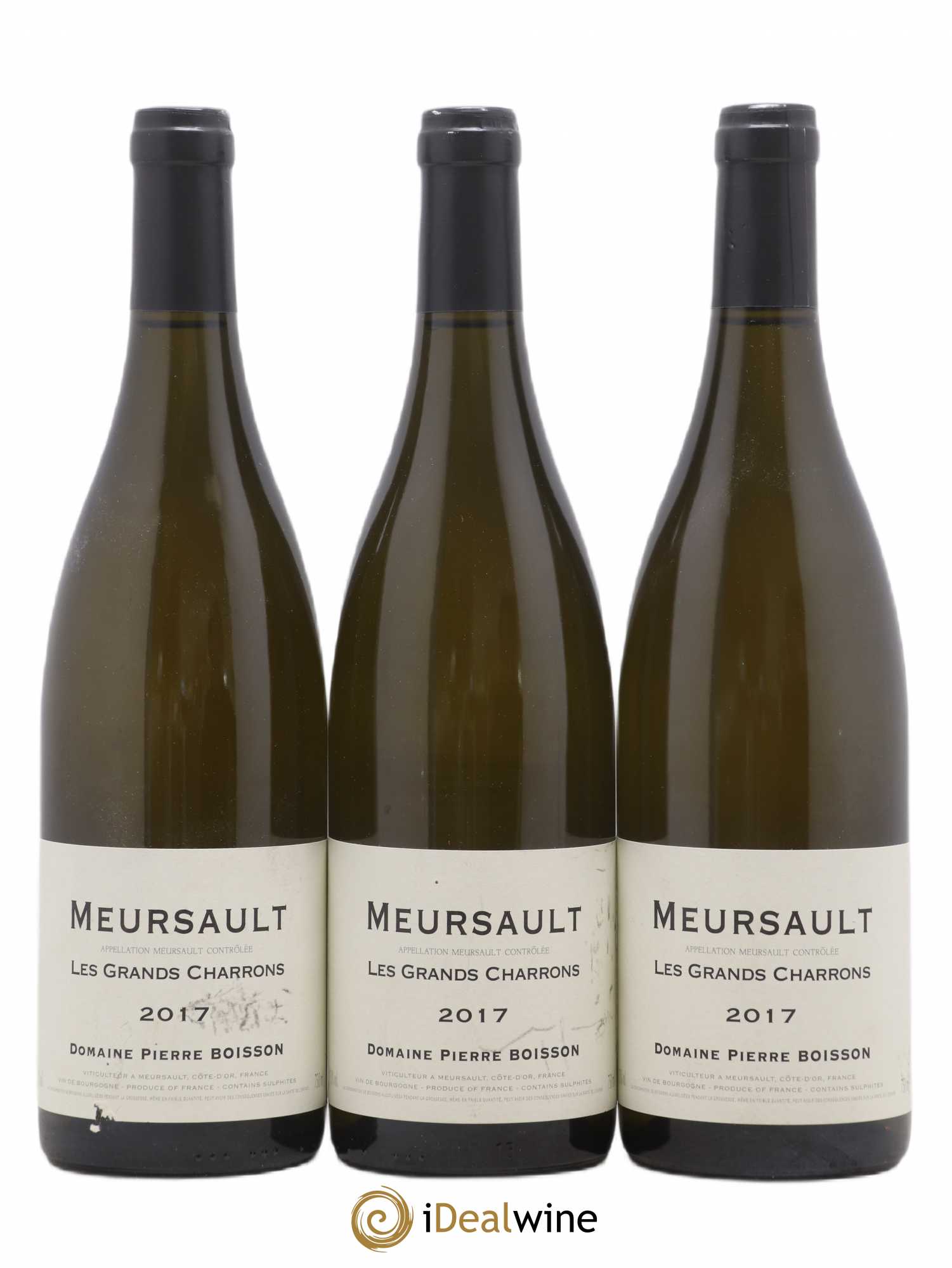 Meursault Les Grands Charrons Pierre Boisson (Domaine) 2017 - Lot de 3 bouteilles - 0