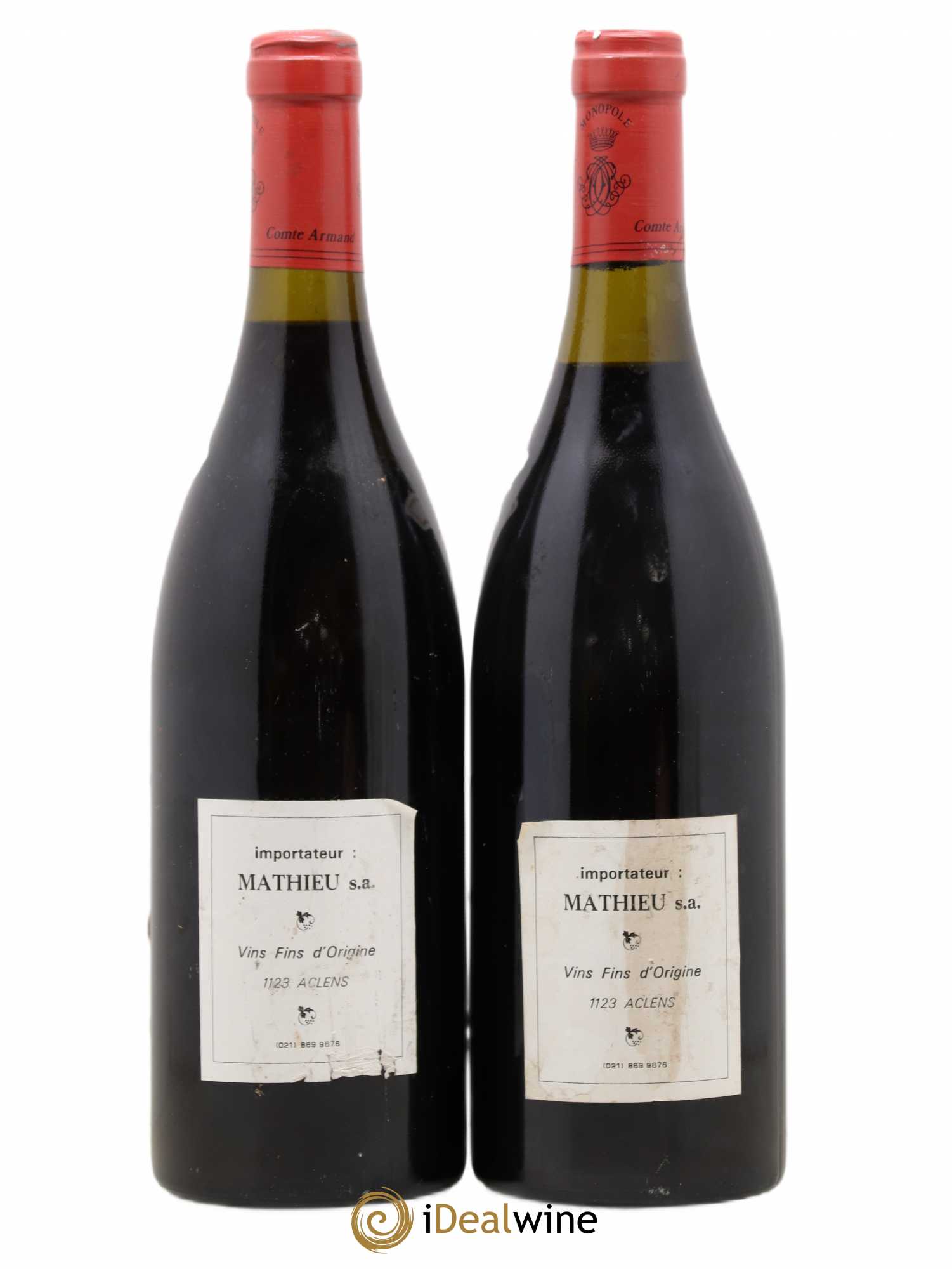 Pommard 1er Cru Clos des Epeneaux Comte Armand 1988 - Lot de 2 bouteilles - 1