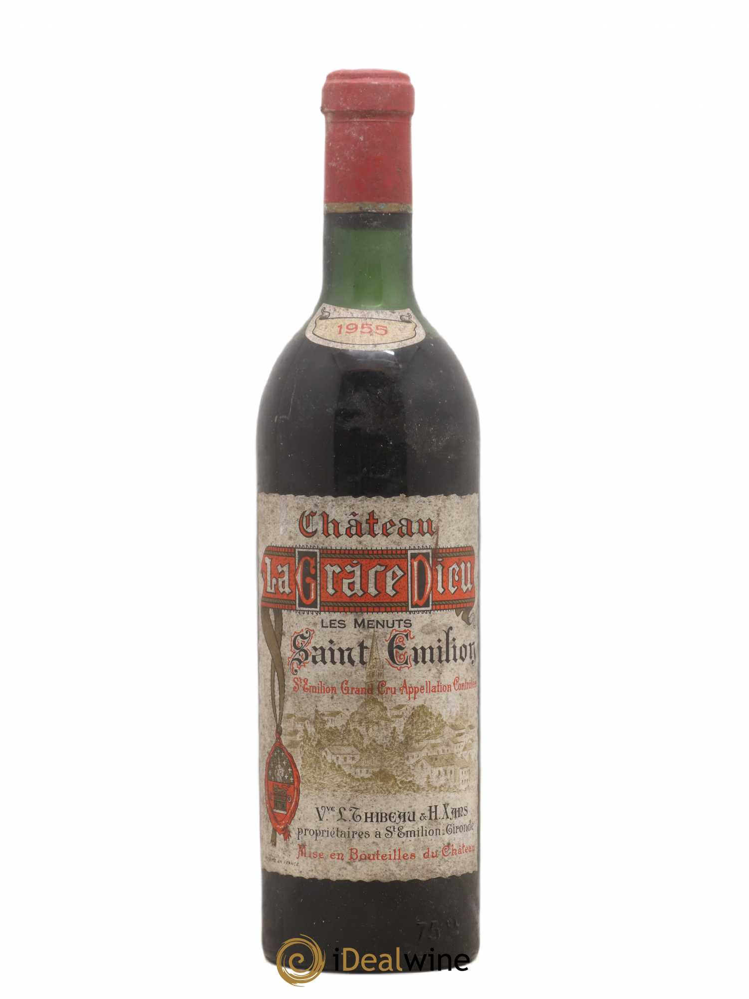 Château la Grâce Dieu les Menuts 1955 - Lot de 1 bouteille - 0