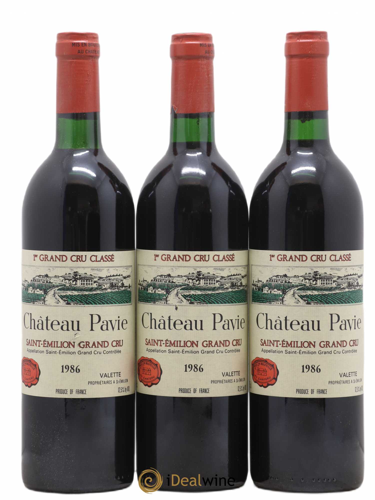 Château Pavie 1er Grand Cru Classé A 1986 - Lot de 6 bouteilles - 2
