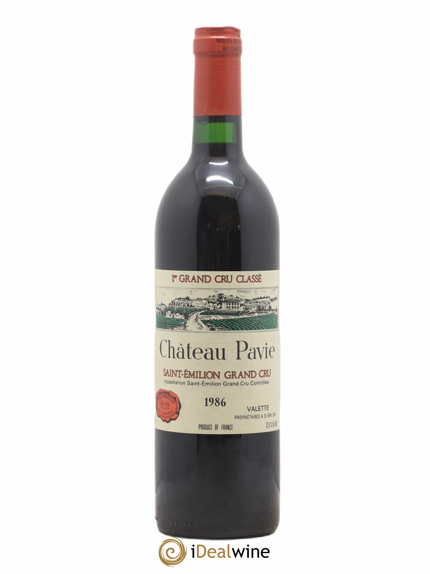 Château Pavie 1er Grand Cru Classé A 1986 - Lot de 1 bouteille - 0