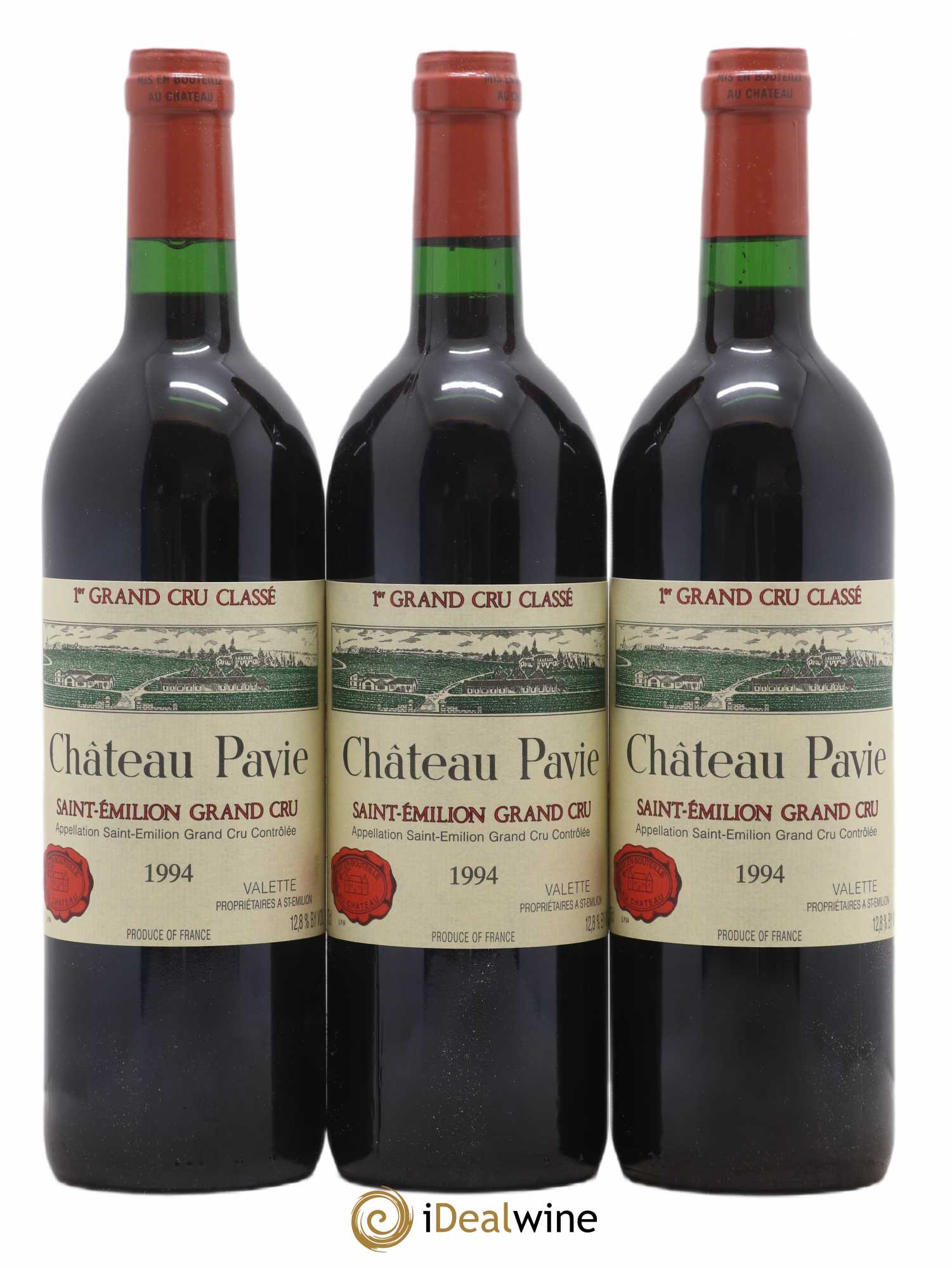 Château Pavie 1er Grand Cru Classé A 1994 - Lot de 3 bouteilles - 0