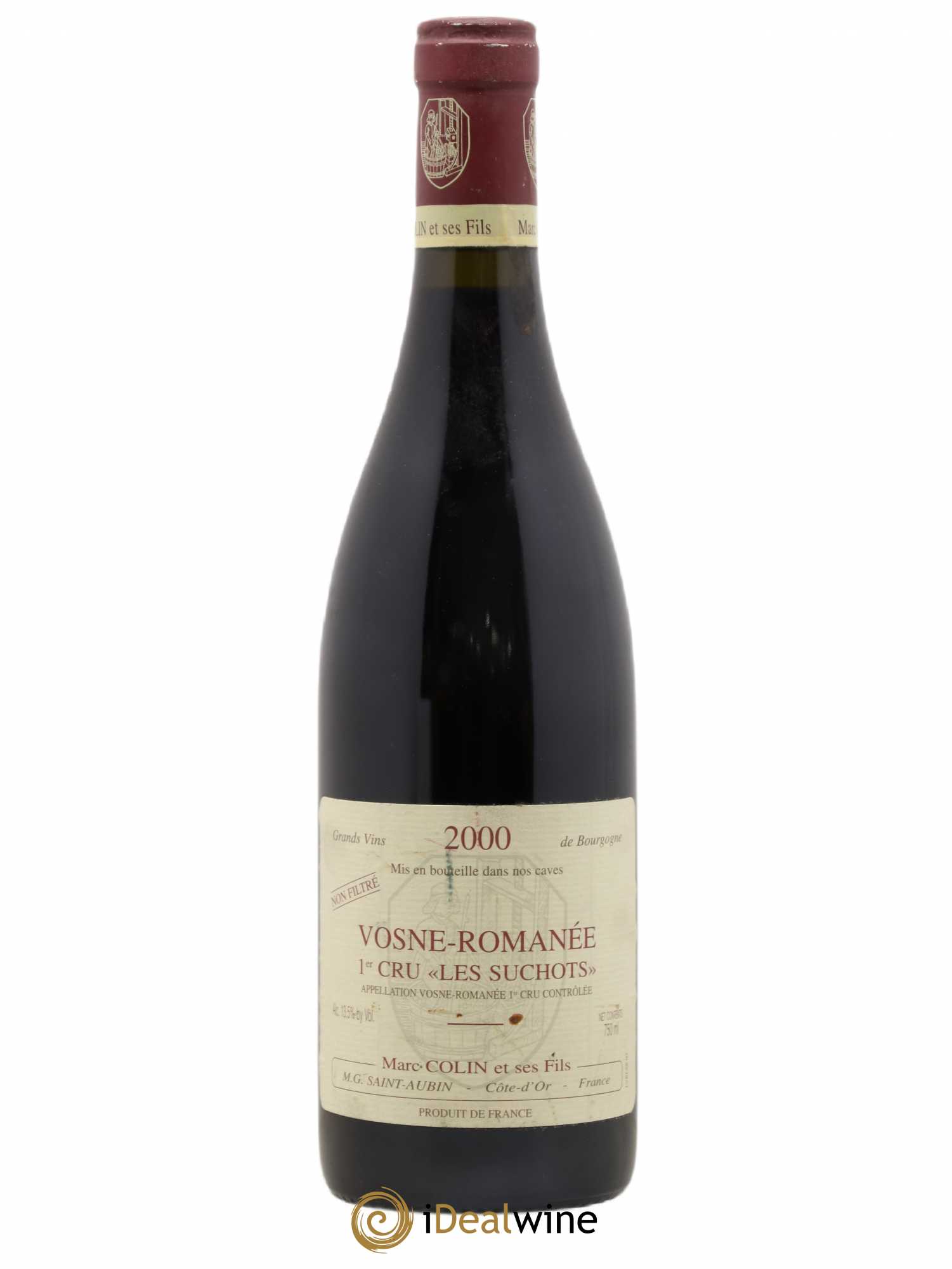 Vosne-Romanée 1er Cru Les Suchots Marc Colin 2000 - Posten von 1 Flasche - 0