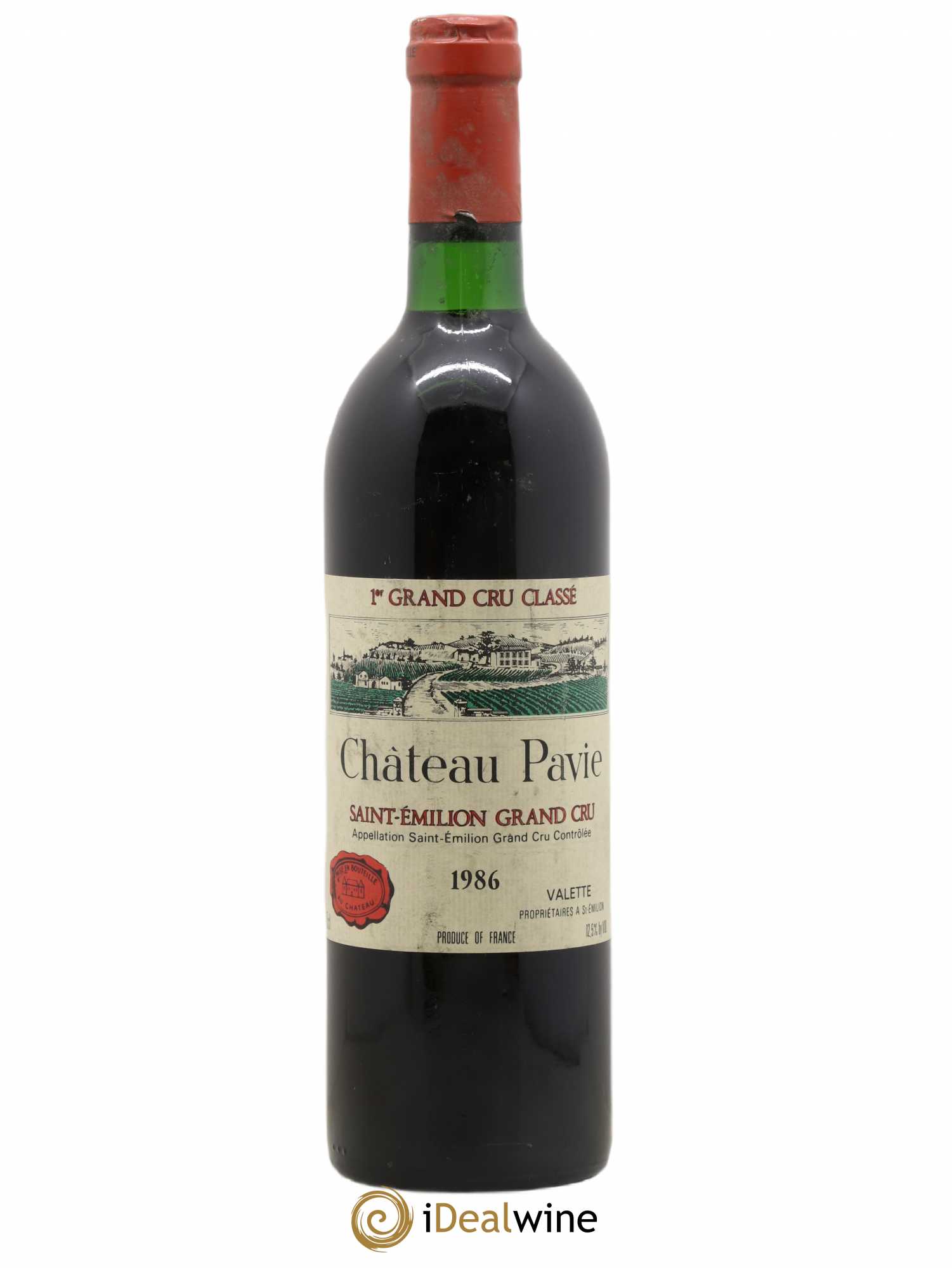 Château Pavie 1er Grand Cru Classé A 1986 - Lot de 1 bouteille - 0