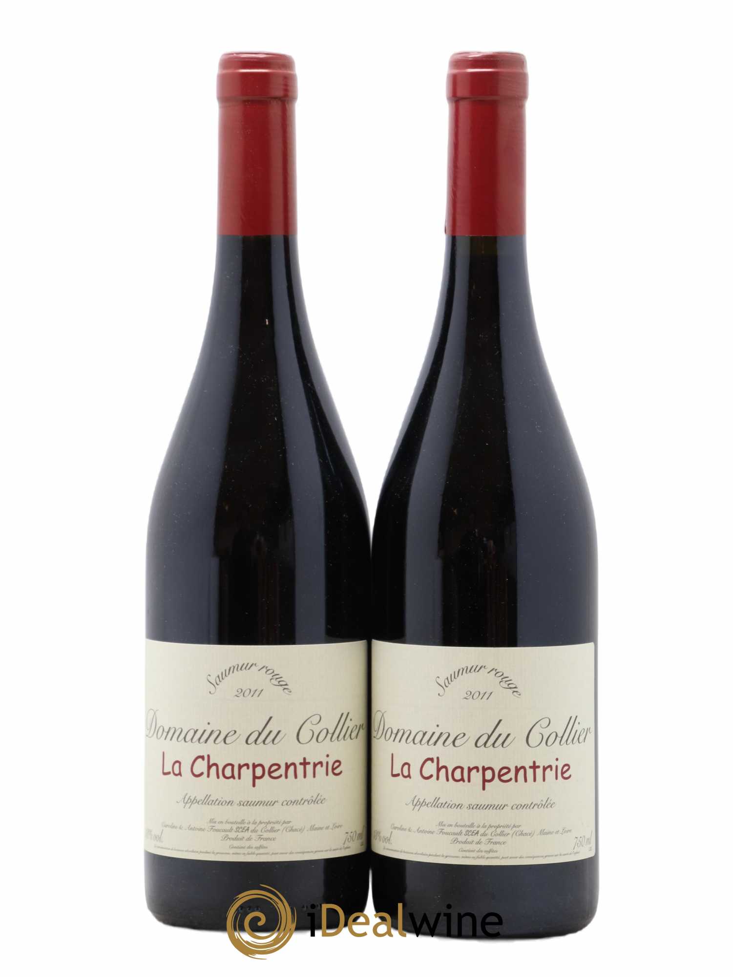 Saumur La Charpentrie Domaine du Collier 2011 - Lot de 2 bouteilles - 0