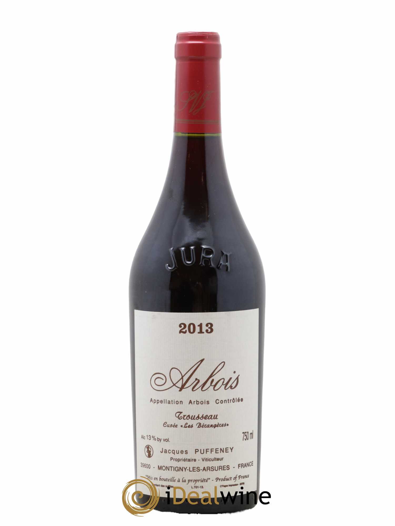 Arbois Trousseau Cuvée Les Bérangères Jacques Puffeney 2013 - Lot de 1 bouteille - 0