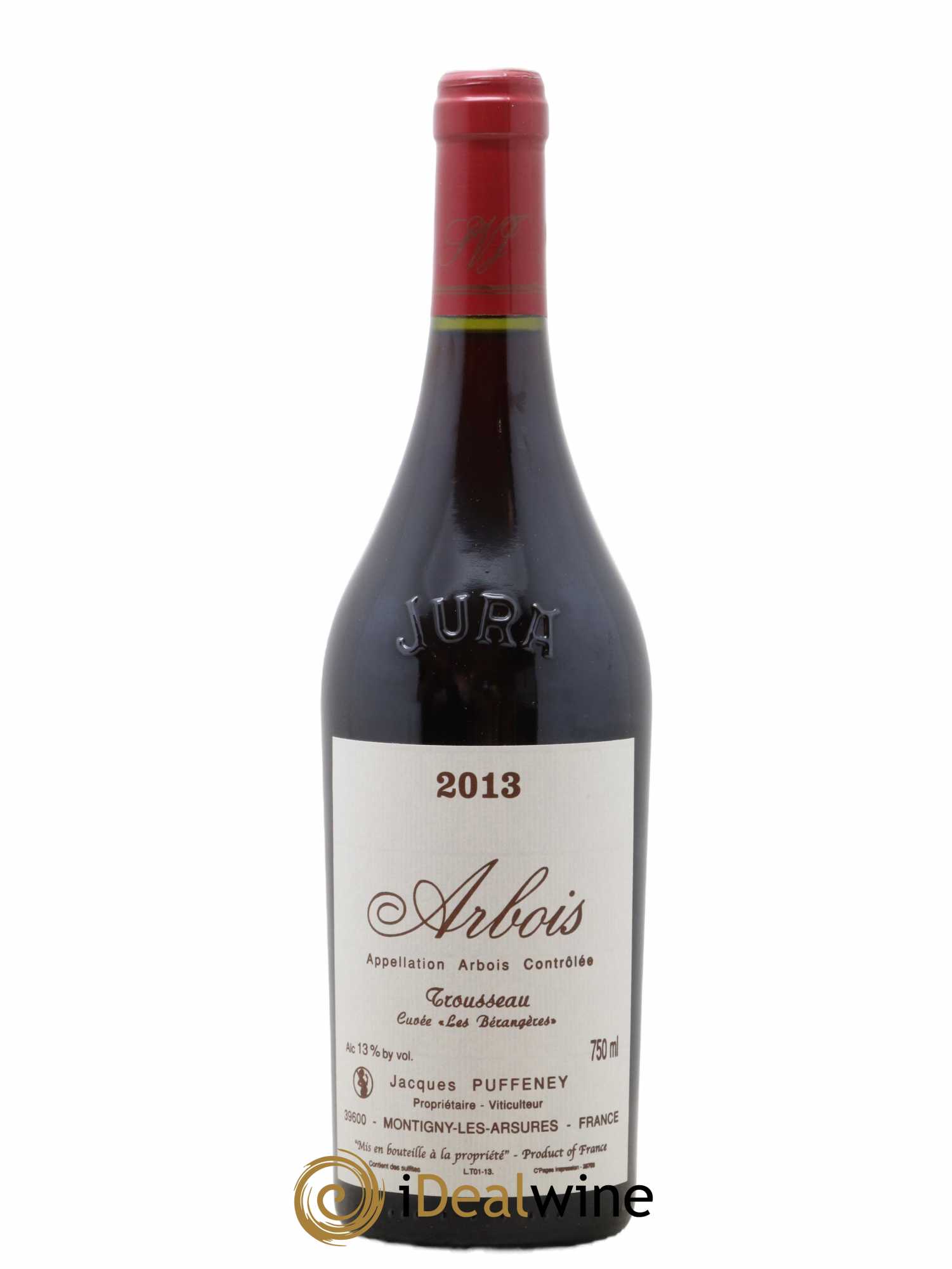 Arbois Trousseau Cuvée Les Bérangères Jacques Puffeney 2013 - Lot de 1 bouteille - 0