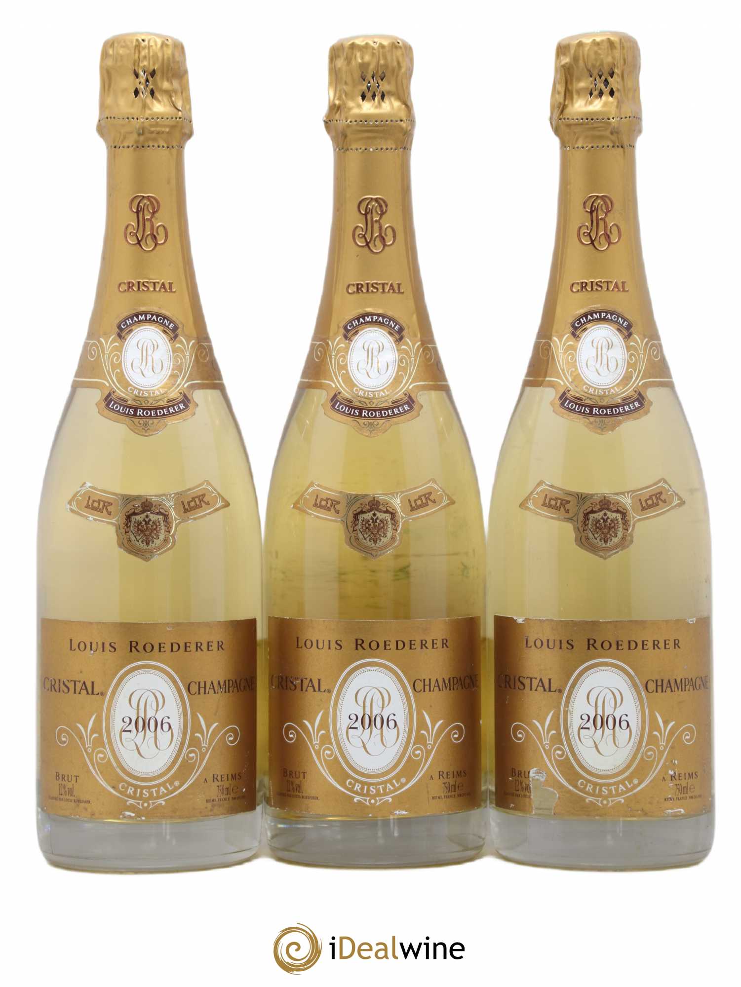 Cristal Louis Roederer 2006 - Lot de 3 bouteilles - 0