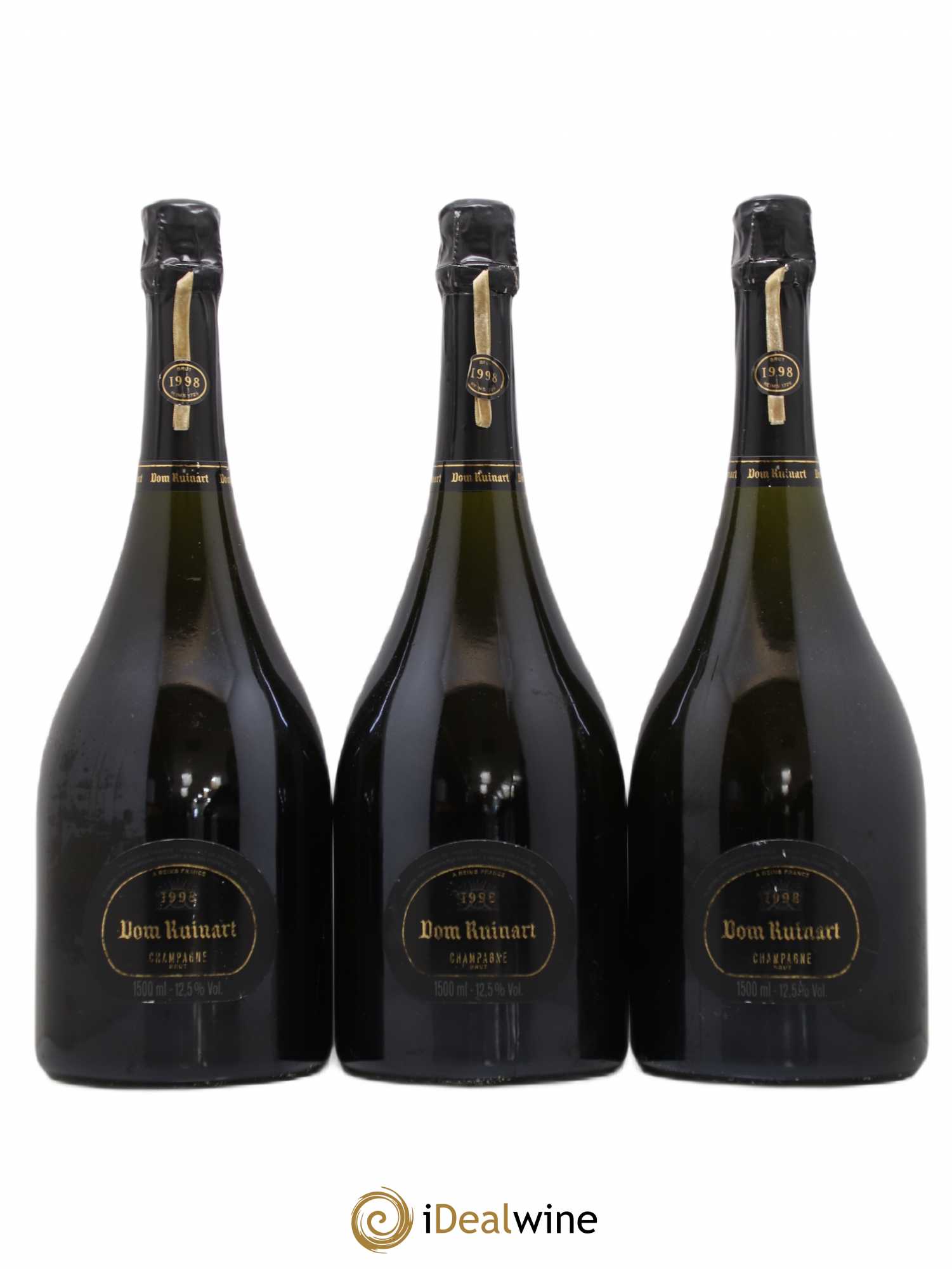Dom Ruinart Brut Ruinart 1998 - Lot de 3 magnums - 0