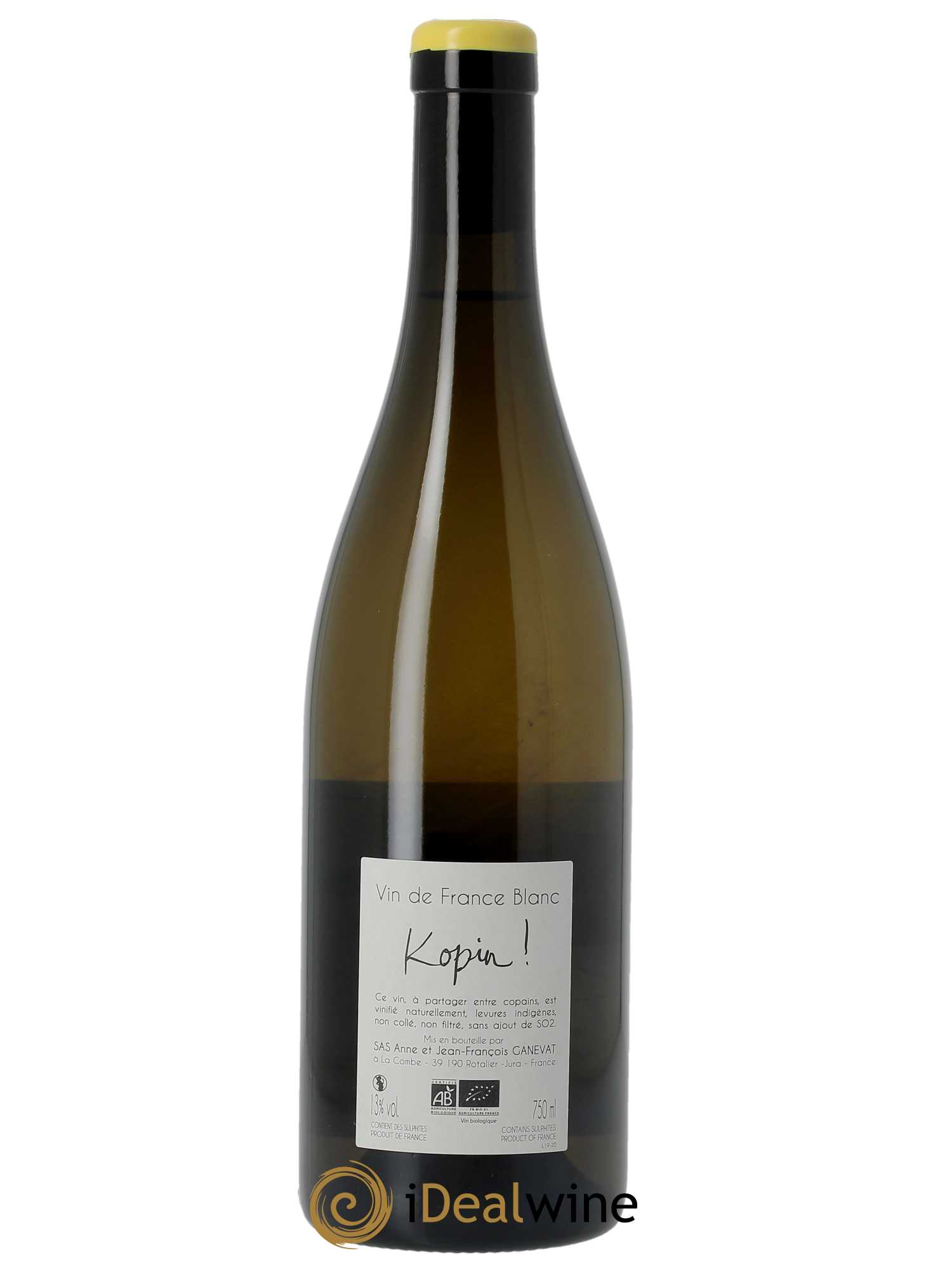 Vin de France Kopin Anne et Jean François Ganevat - Lot of 1 bottle - 1