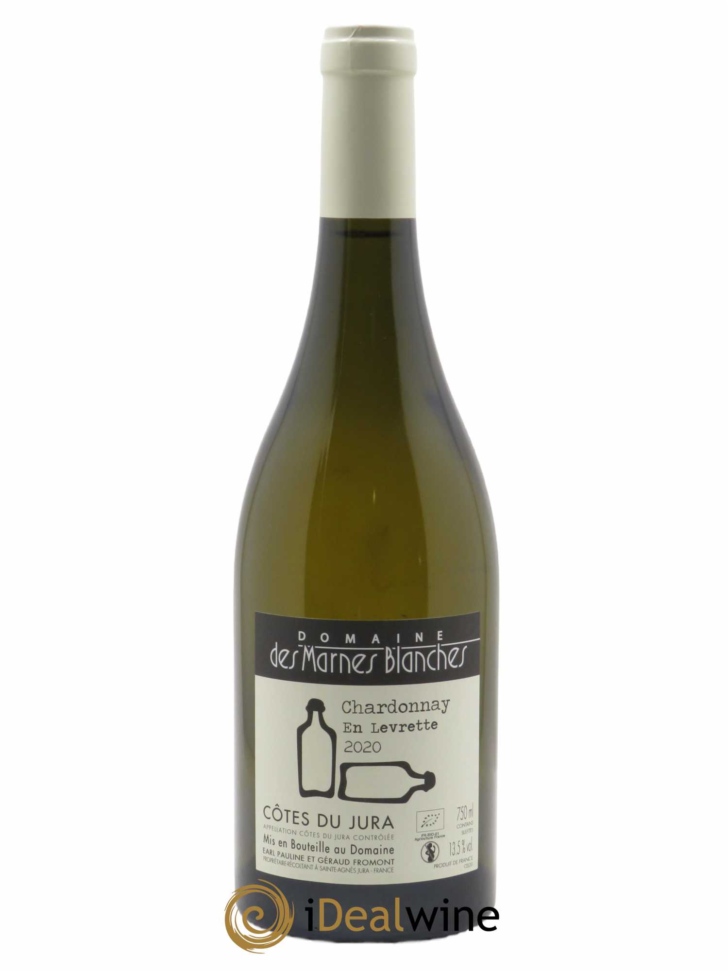 Côtes du Jura En Levrette Marnes Blanches (Domaine des) 2020 - Lot de 1 bouteille - 0