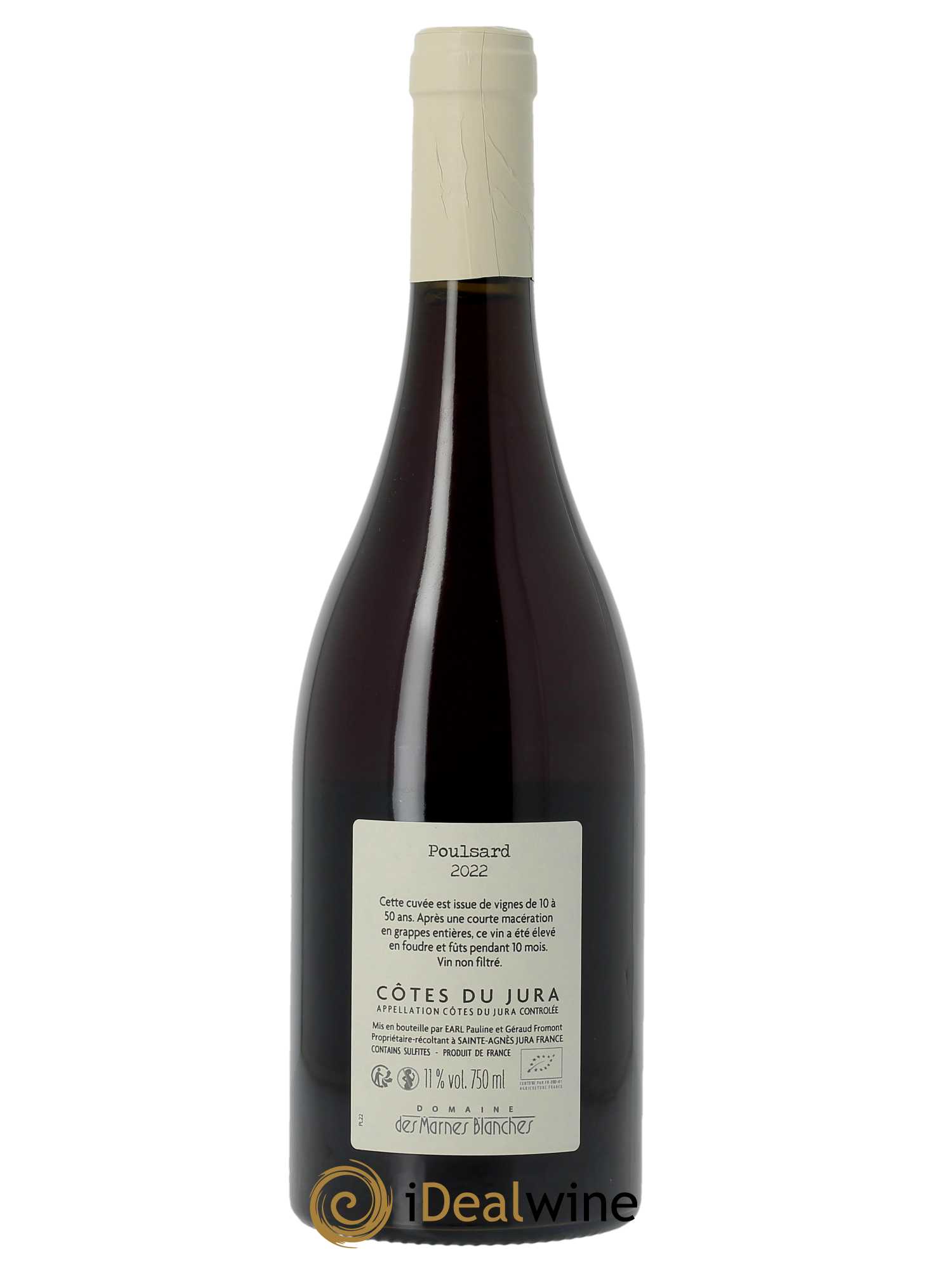 Côtes du Jura Poulsard Marnes Blanches (Domaine des) 2022 - Lot de 1 bouteille - 1