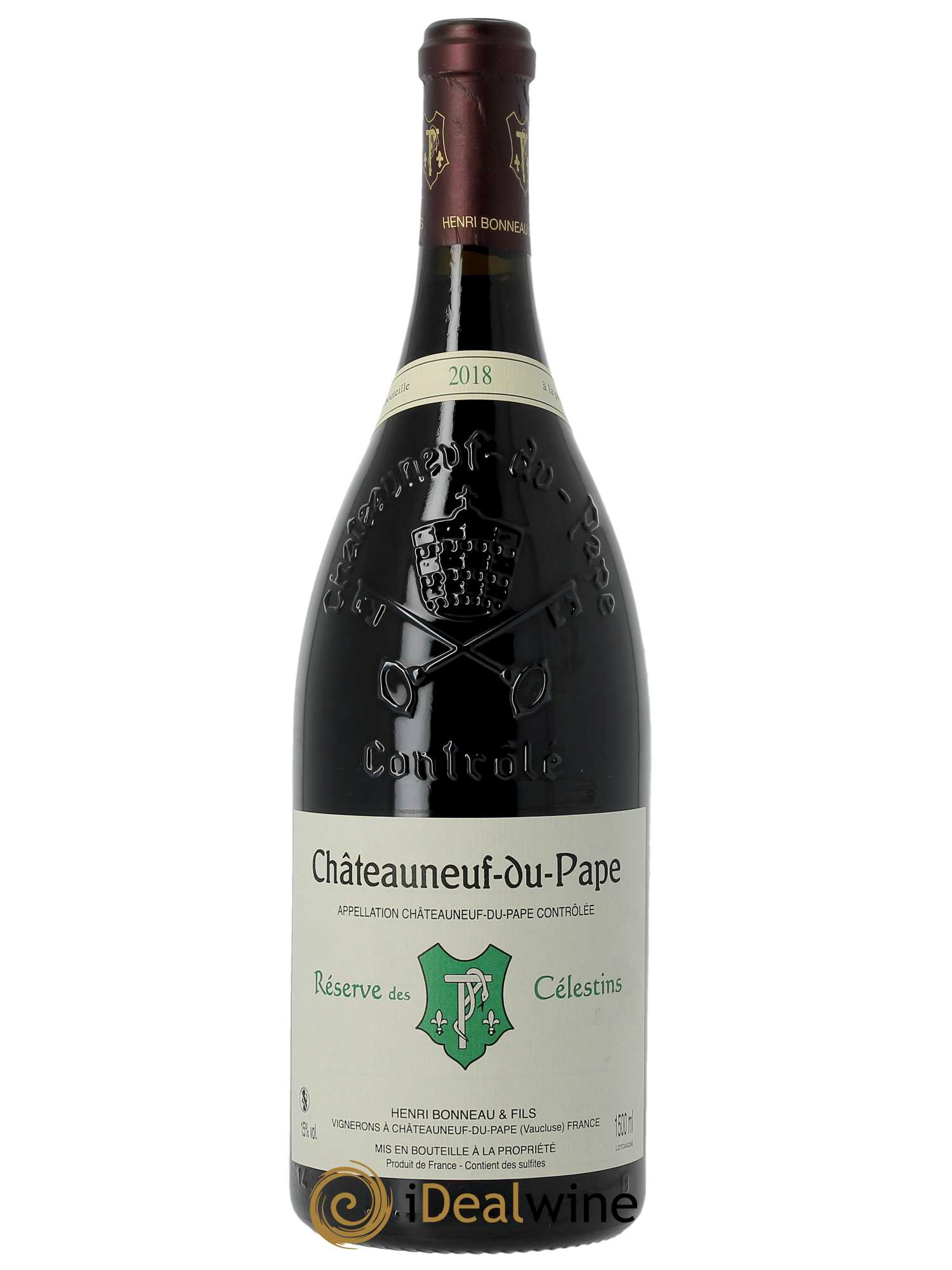 Châteauneuf-du-Pape Réserve des Célestins Henri Bonneau & Fils 2018 - Lot de 1 magnum - 0