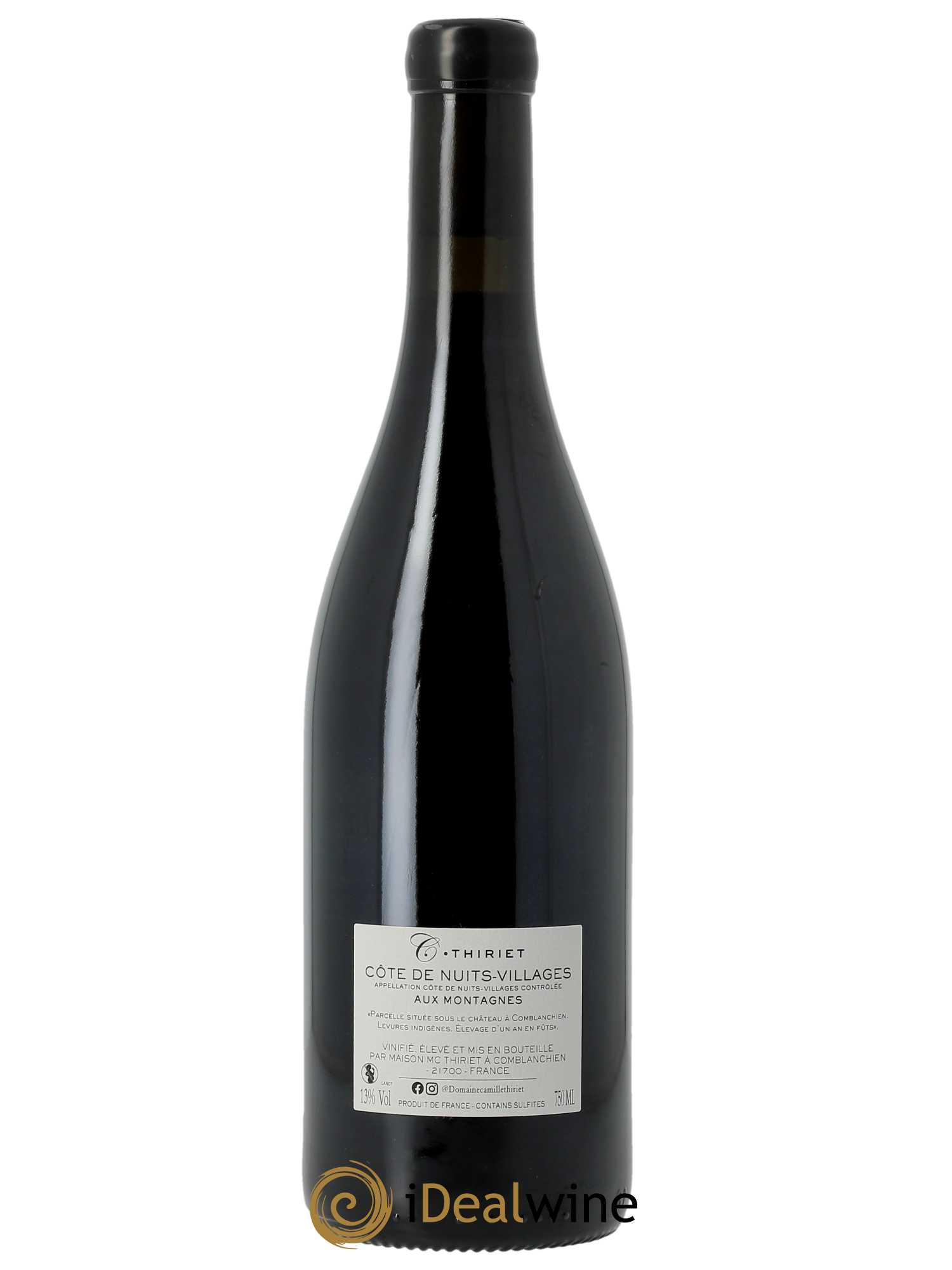 Côte de Nuits-Villages Aux Montagnes Maison Thiriet 2022 - Lot de 1 bouteille - 1
