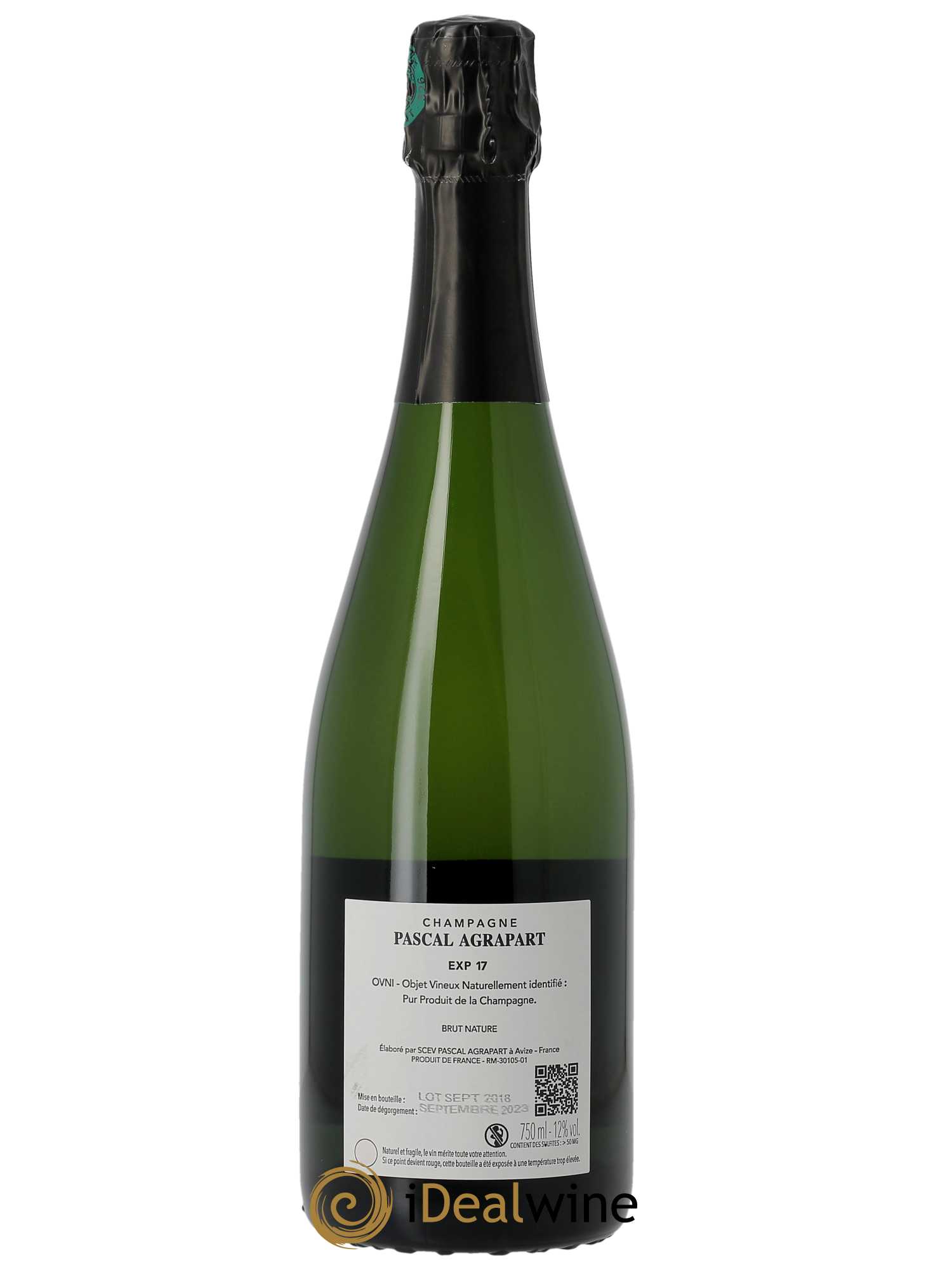 Expérience Blanc de Blancs Grand Cru Brut Nature Agrapart & Fils  2017 - Lot of 1 bottle - 1