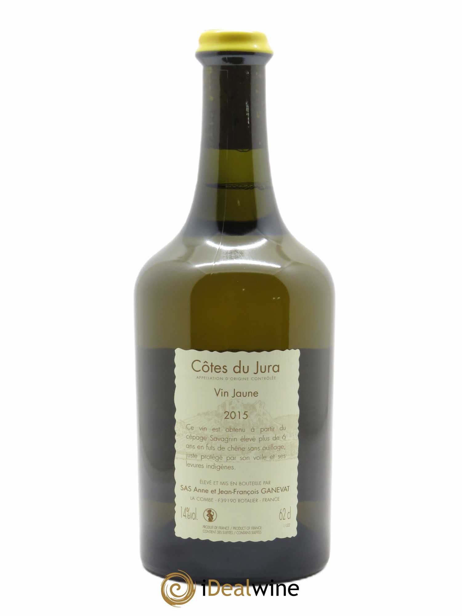 Côtes du Jura Vin Jaune Jean-François Ganevat (Domaine) (62cl) 2015 - Lot de 1 bouteille - 1