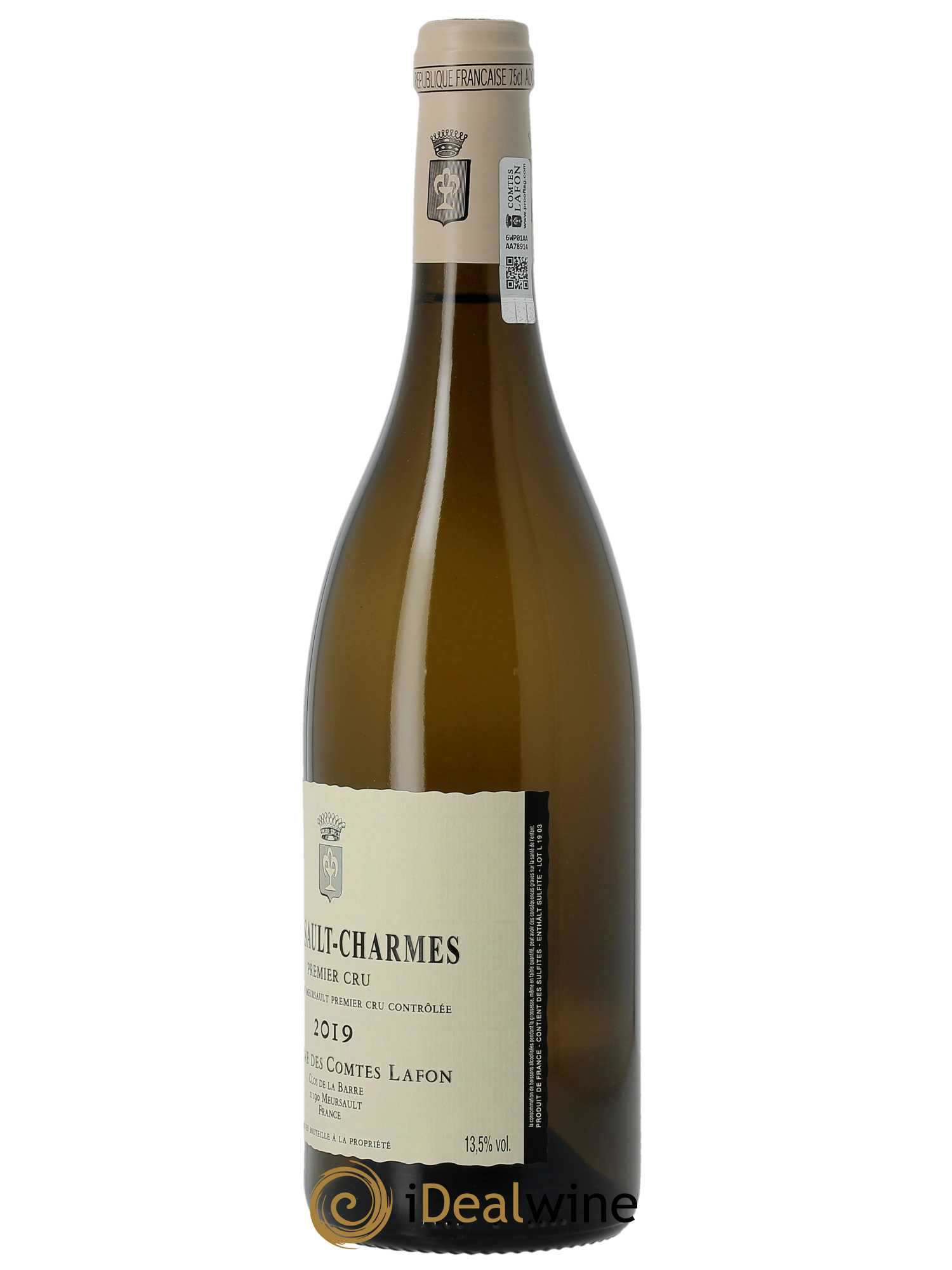 Meursault 1er Cru Charmes Comtes Lafon (Domaine des)  2019 - Lot de 1 bouteille - 2
