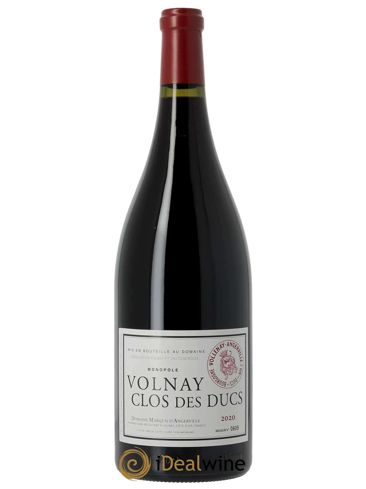 Volnay 1er Cru Clos des Ducs Marquis d'Angerville (Domaine) 2020 - Lot de 1 magnum - 0