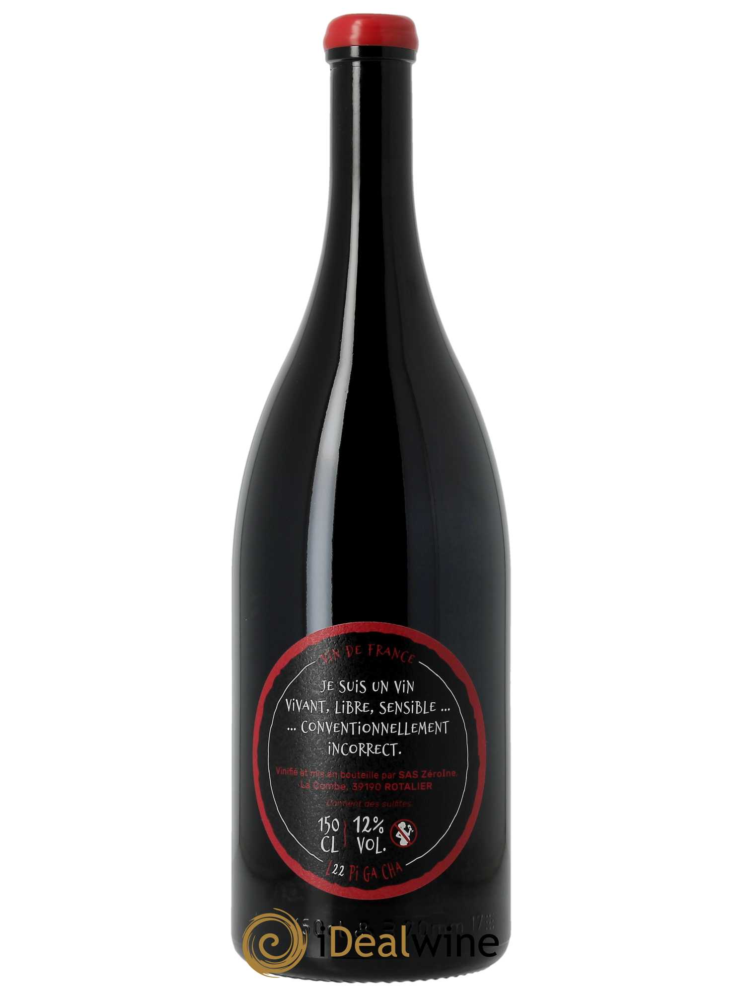 Vin de France PiGaCha Zeroine 2022 - Lot of 1 magnum - 1
