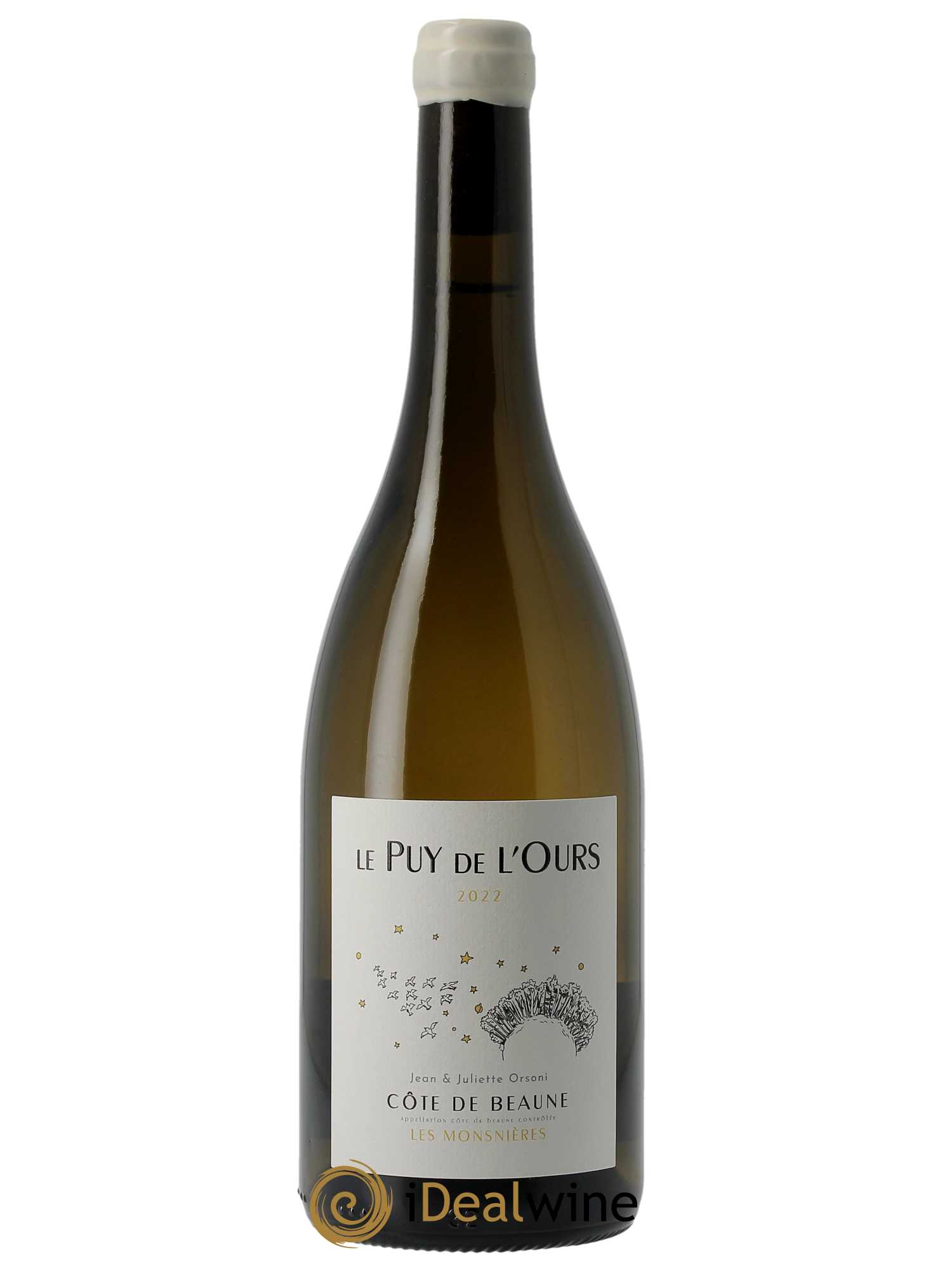Côte de Beaune Les Monsnières Le Puy de l'ours 2022 - Lot de 1 bouteille - 0