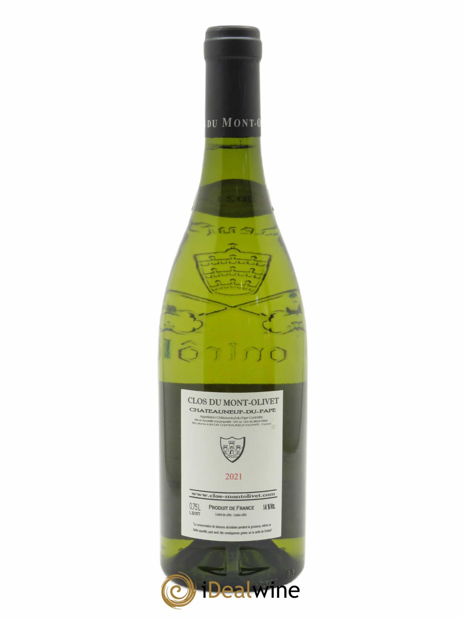 Châteauneuf-du-Pape Clos du Mont-Olivet 2021 - Lot de 1 bouteille - 1