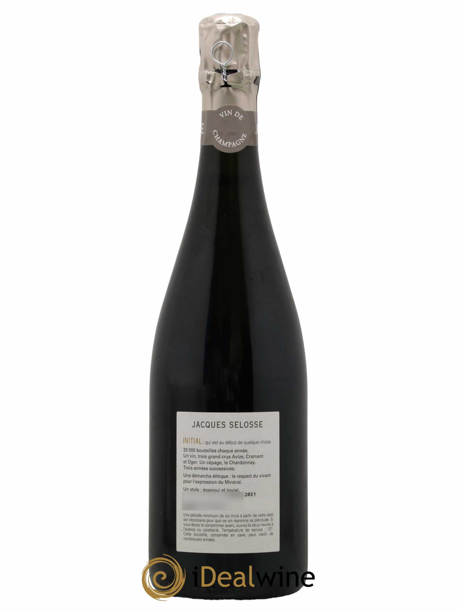 Initial Brut Jacques Selosse - Lot de 1 bouteille - 1