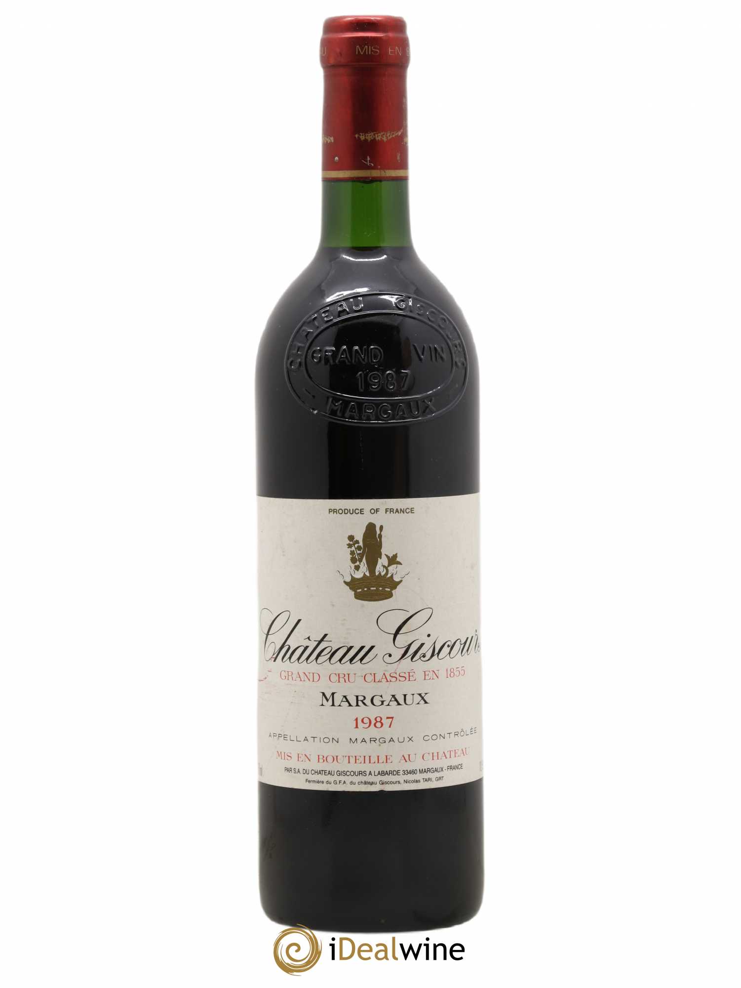 Château Giscours 3ème Grand Cru Classé 1987 - Lot de 1 bouteille - 0