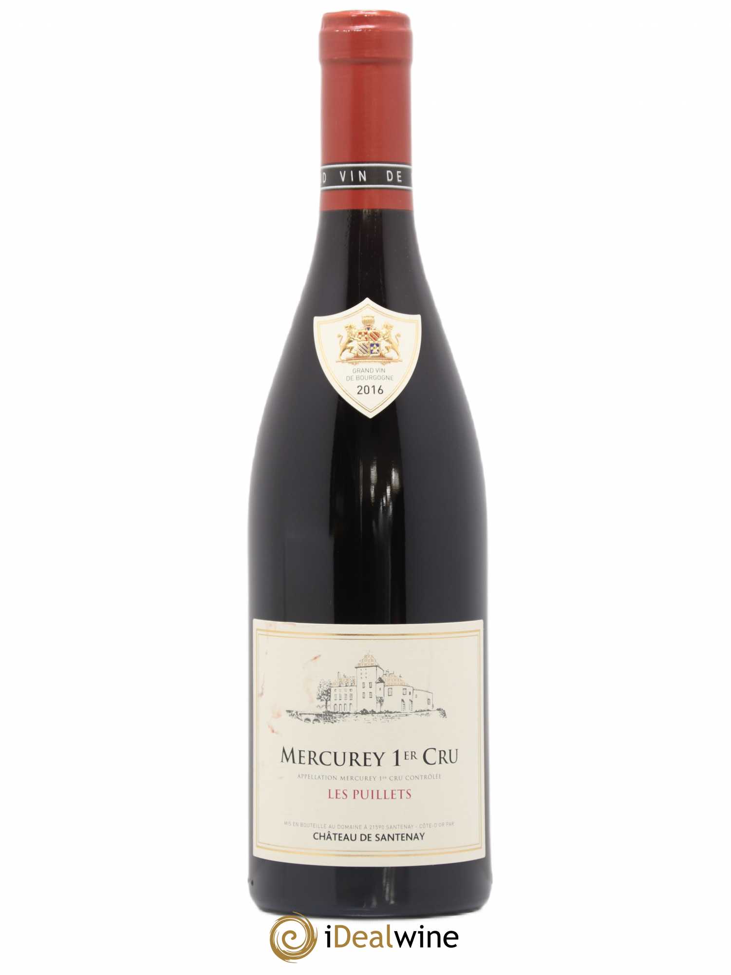 Mercurey 1er Cru Les Puillets Chateau De Santenay 2016 - Lot de 1 bouteille - 0
