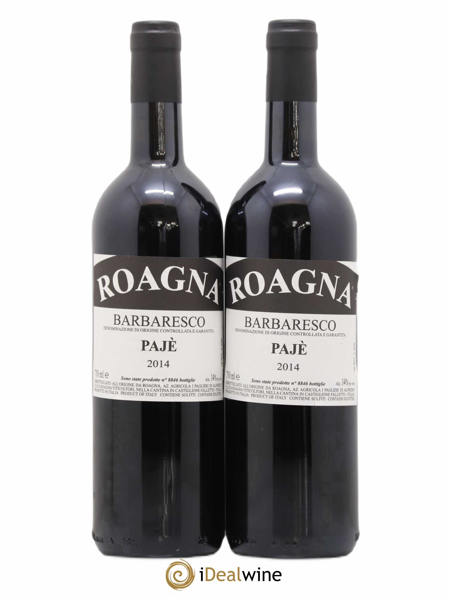 Barbaresco DOCG Pajè Roagna 2014 - Lot de 2 bouteilles - 0