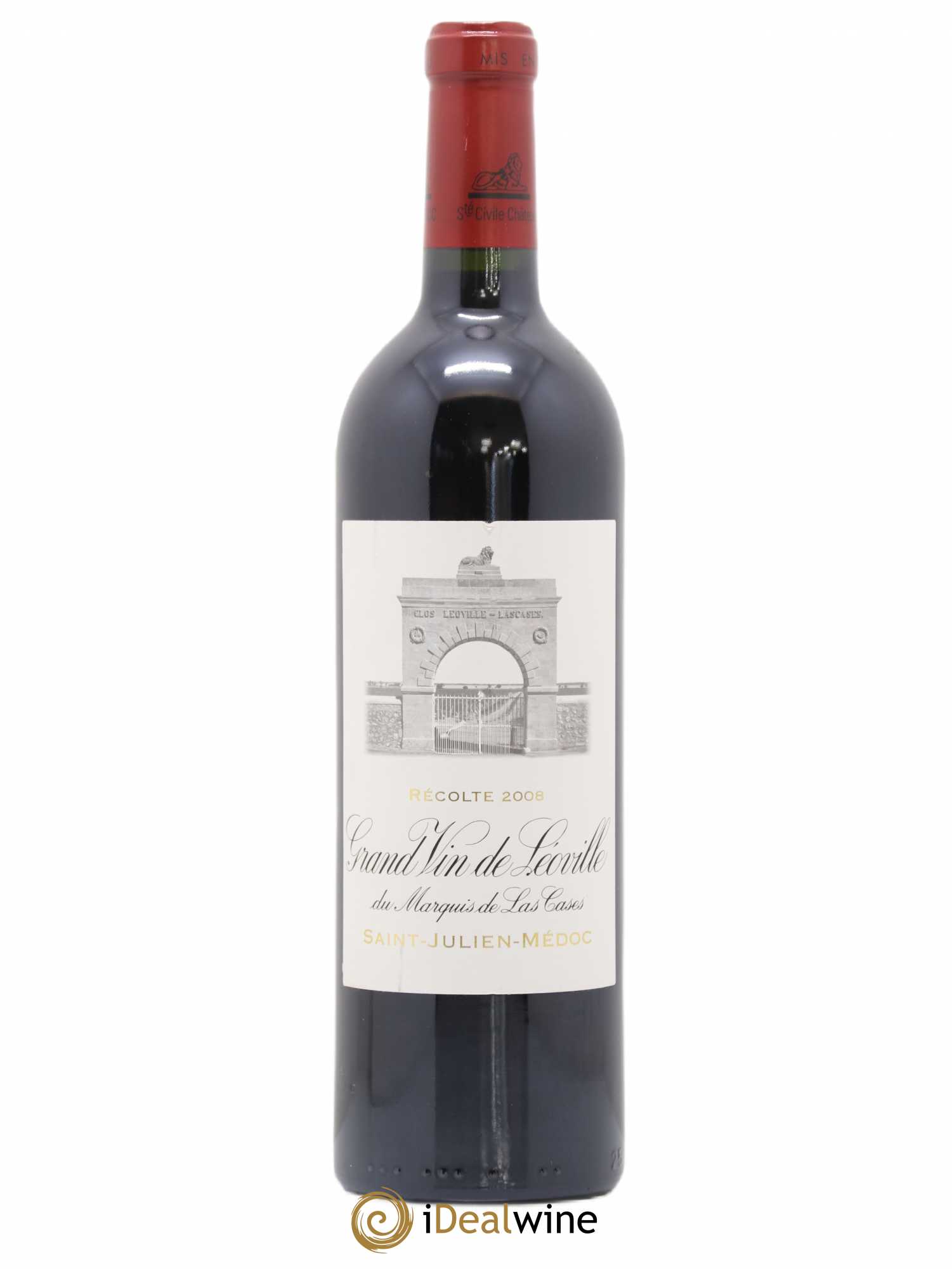 Château Léoville Las Cases 2ème Grand Cru Classé 2008 - Lot de 1 bouteille - 0