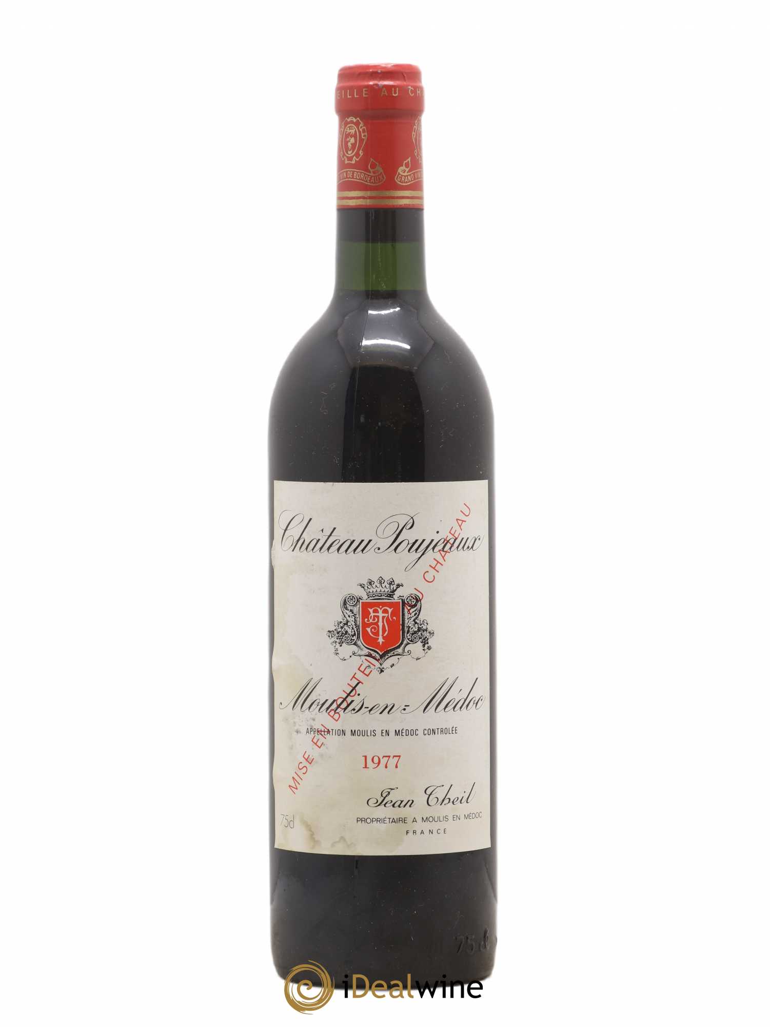 Château Poujeaux (sans prix de réserve) 1977 - Lot de 1 bouteille - 0