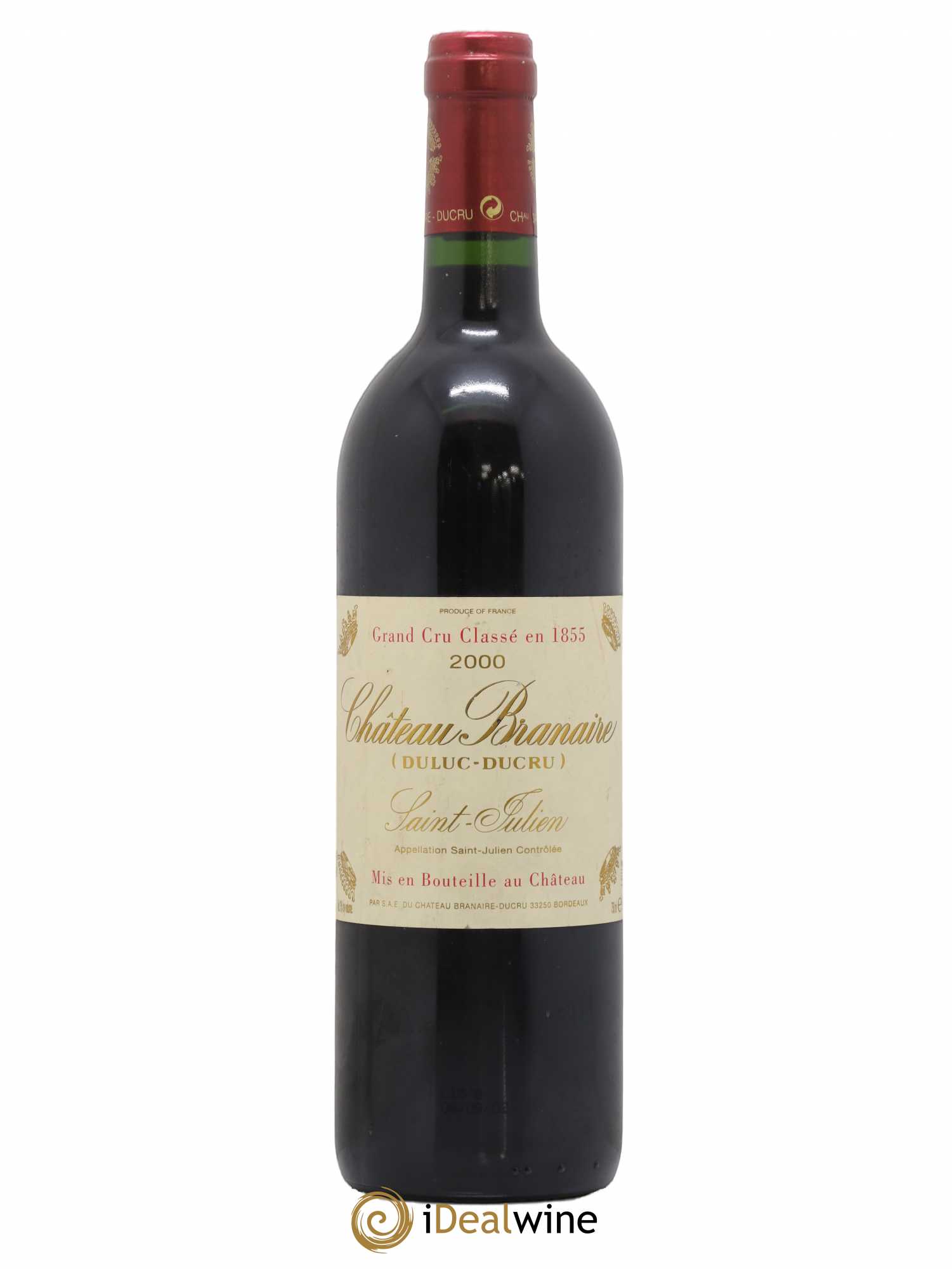 Château Branaire Ducru 4ème Grand Cru Classé 2000 - Lot de 1 bouteille - 0