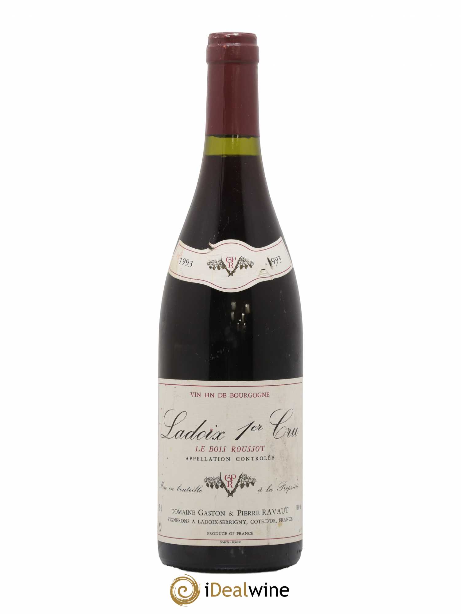 Ladoix 1er Cru Le Bois Roussot Gaston et Pierre Ravaut 1993 - Lot de 1 bouteille - 0