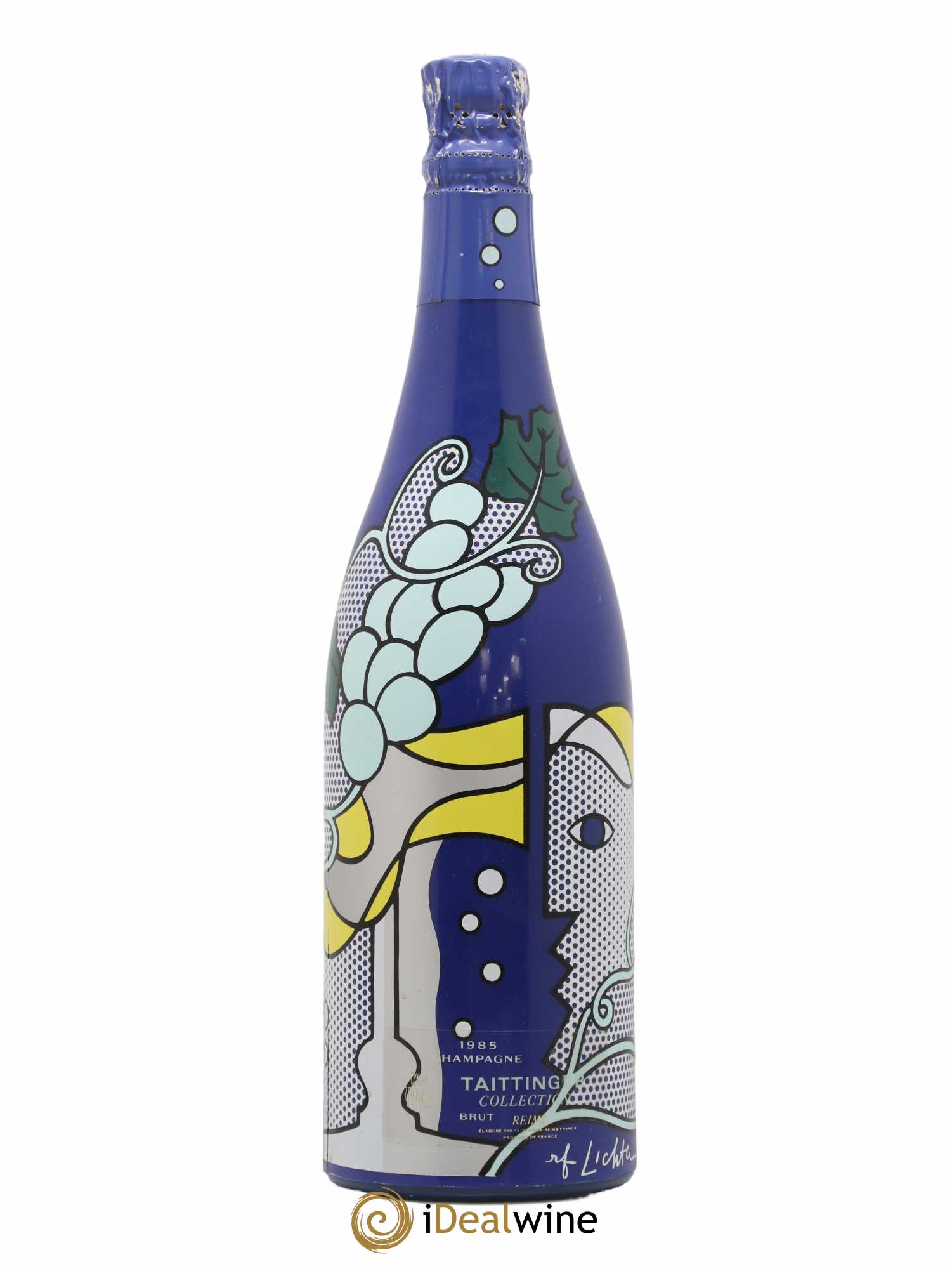 1985 - Collection Lichtenstein Taittinger 1985 - Lot de 1 bouteille - 0