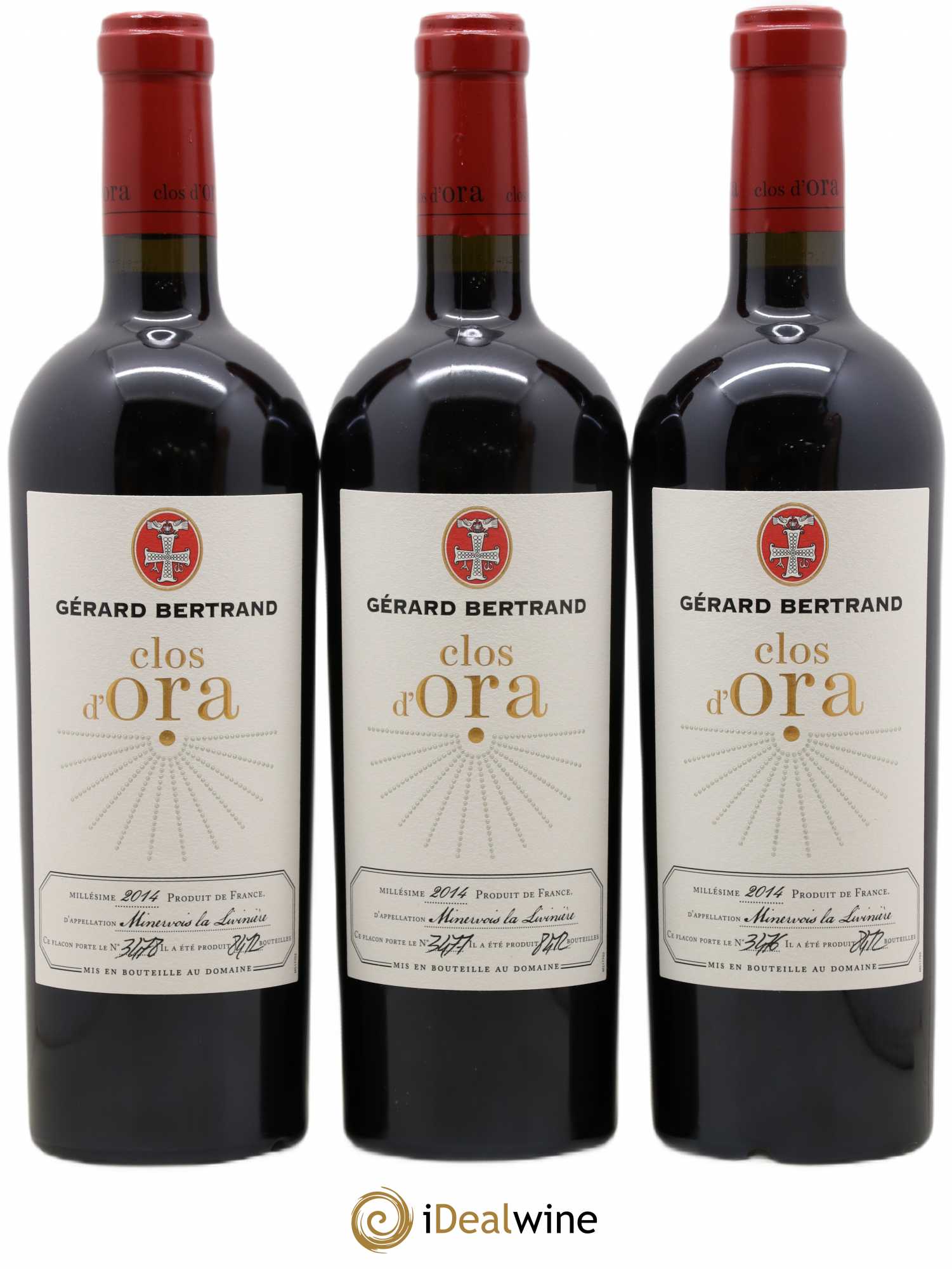 Minervois Clos d'Ora Gérard Bertrand 2014 - Posten von 3 Flaschen - 0